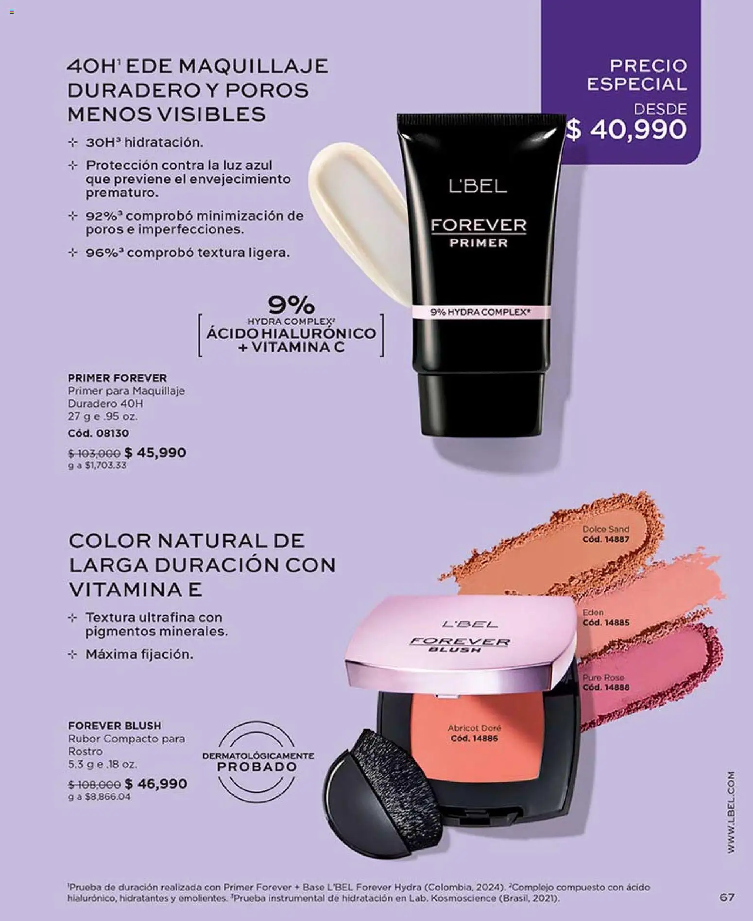 L'Bel revista - valida desde el 04.05.2026 | Página: 71 | Productos: Rubor, Maquillaje