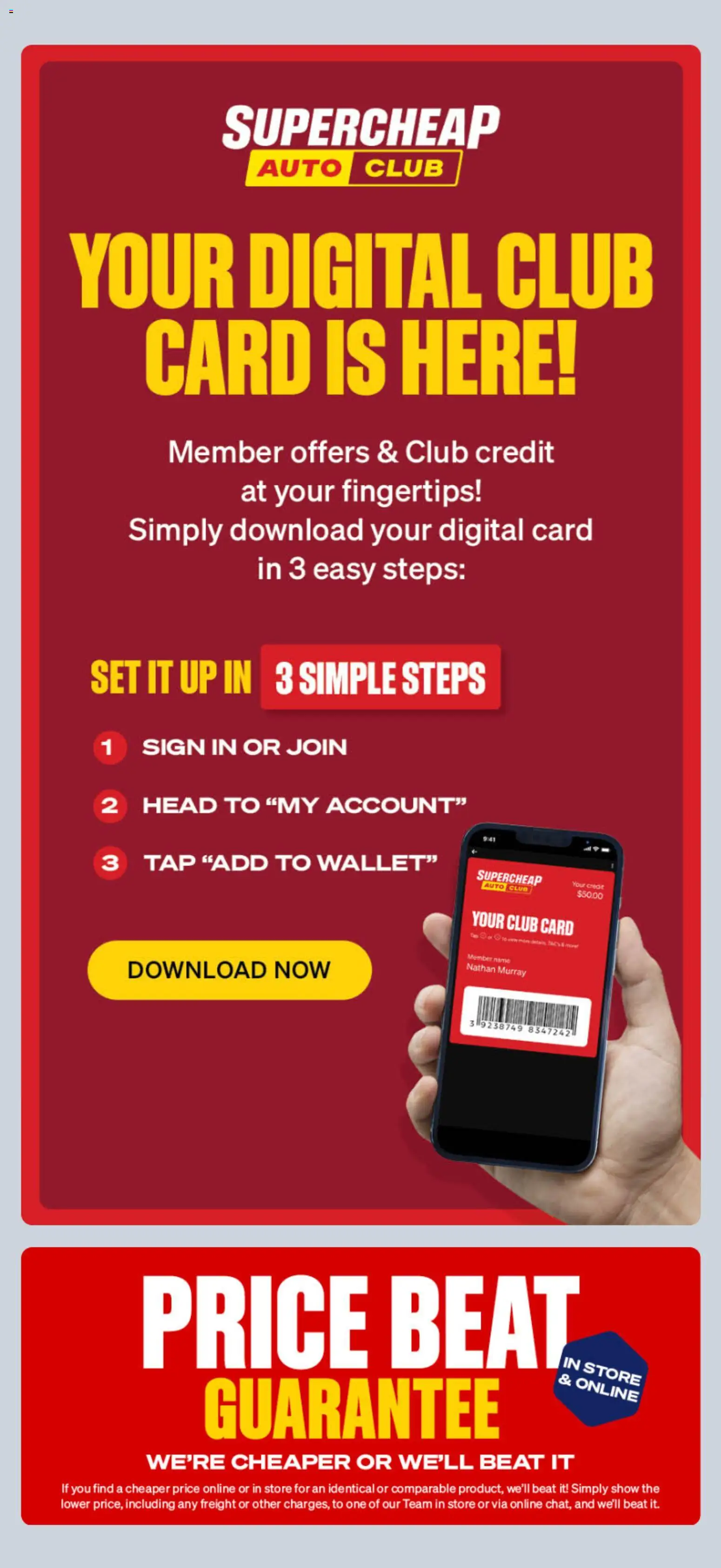 Supercheap Auto catalogue - valid from 30/09/2026 | Page: 22 | Products: Tap, Wallet, Digital
