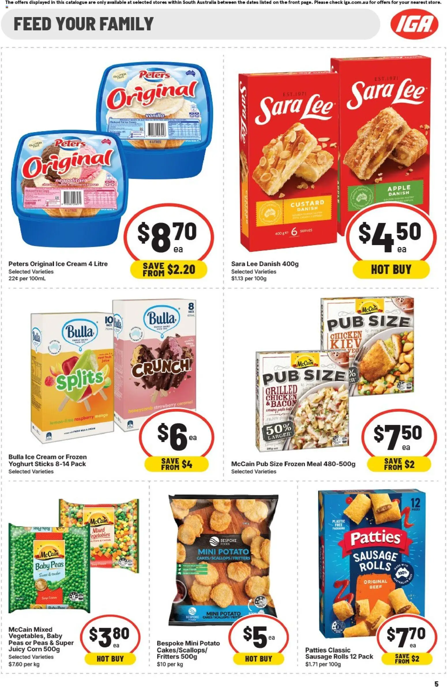 IGA catalogue - valid from 20.05.2026 | Page: 6 | Products: Chicken, Beef, Cream, Sausage