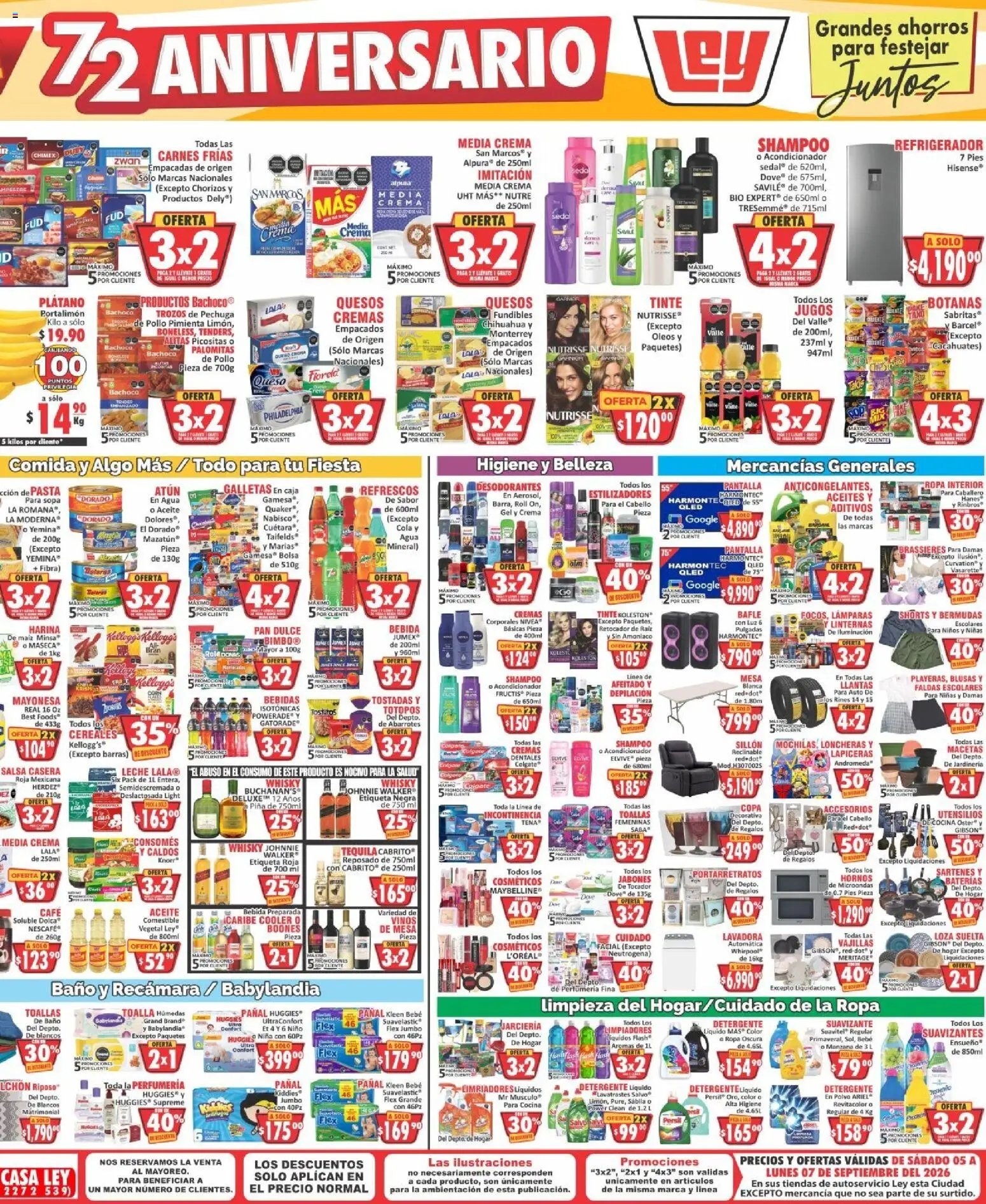 Nuevas ofertas de Casa Ley válidas en toda la República Mexicana desde el 04/09/2026. ¡Encuentra las mejores ofertas en Casa Ley folleto Autoservicio! | Página: 3