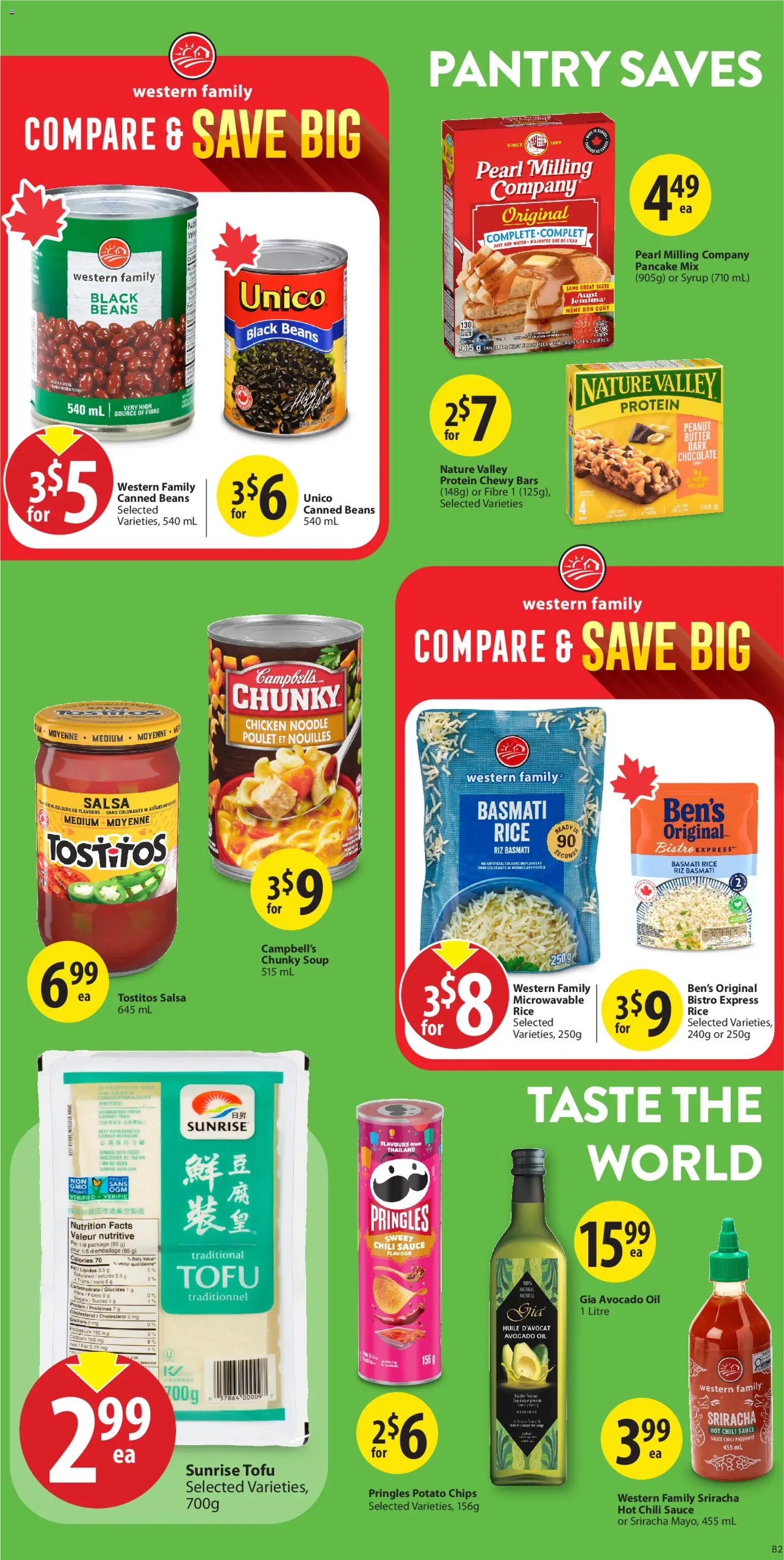 Save on foods flyer valid from 14.05.2026 | Page: 18 | Products: Rice, Chips, Game, Butter