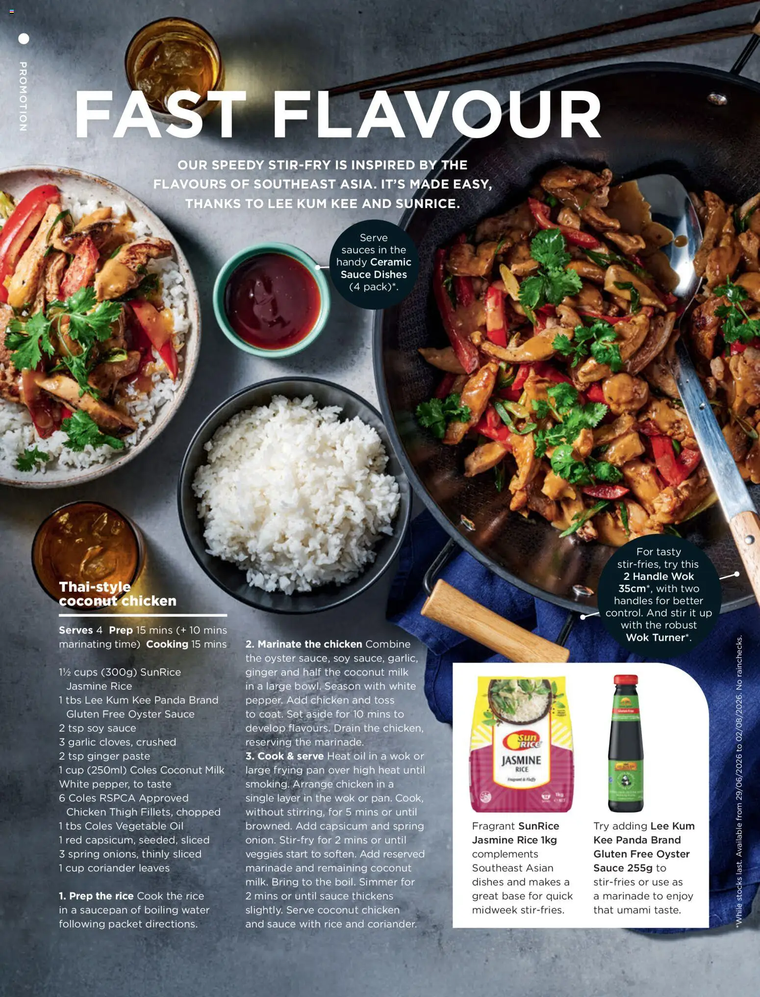 Coles catalogue - valid from 01/07/2026 | Page: 62 | Products: Ginger, Rice, Water, Sauce
