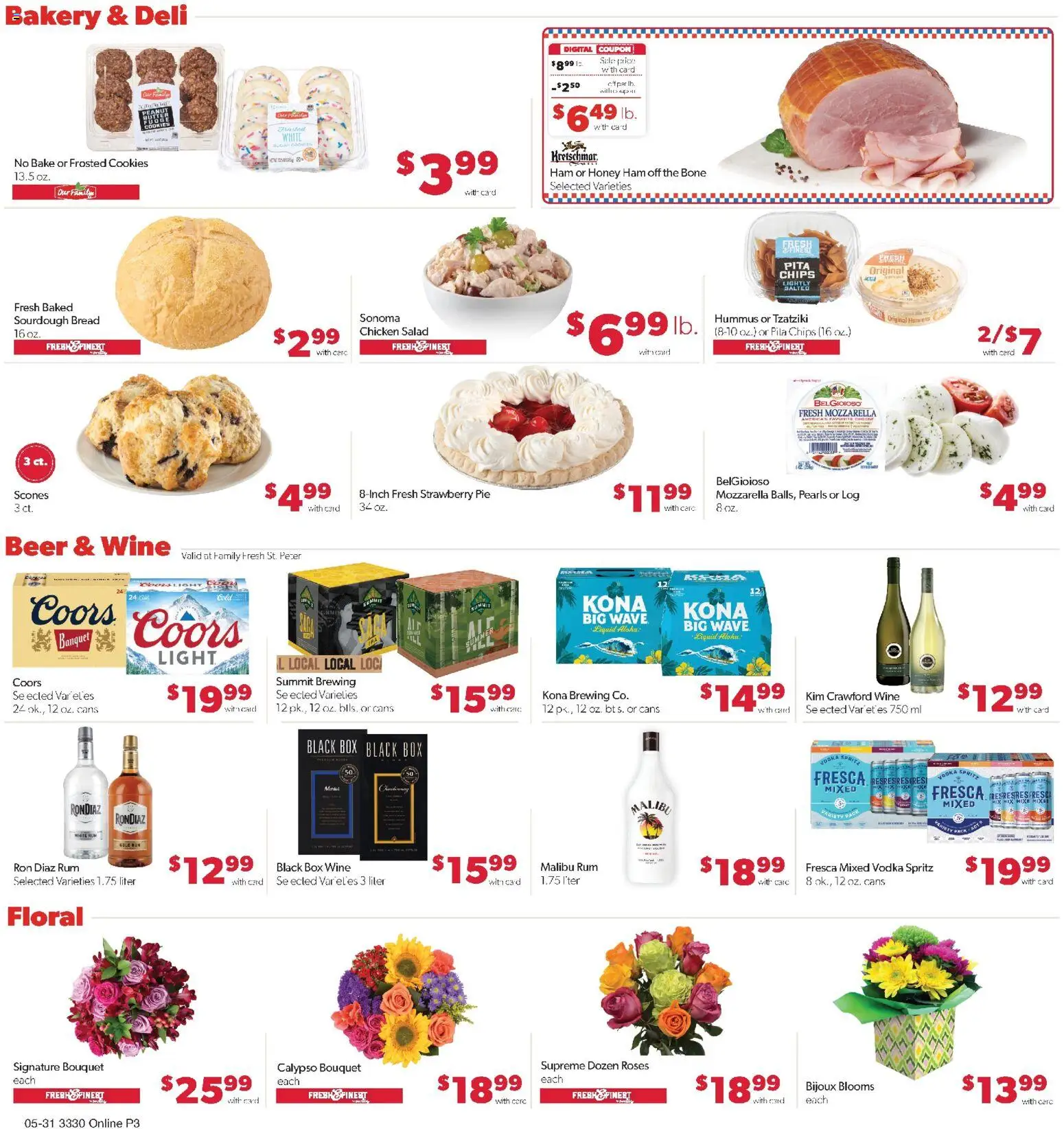 Family Fare Weekly Ad - MN - valid from 31.05.2026 | Page: 7 | Products: Bakery, Cookies, Vodka, Mixer