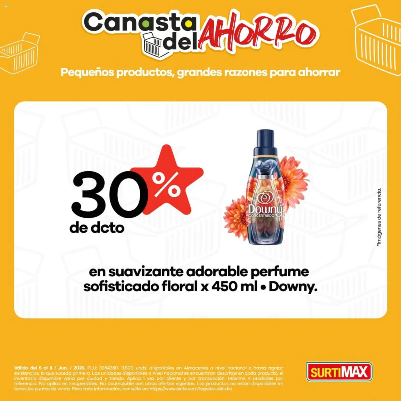 Surtimax revista - valida desde el 05.06.2026 | Página: 4 | Productos: Suavizante, Perfume