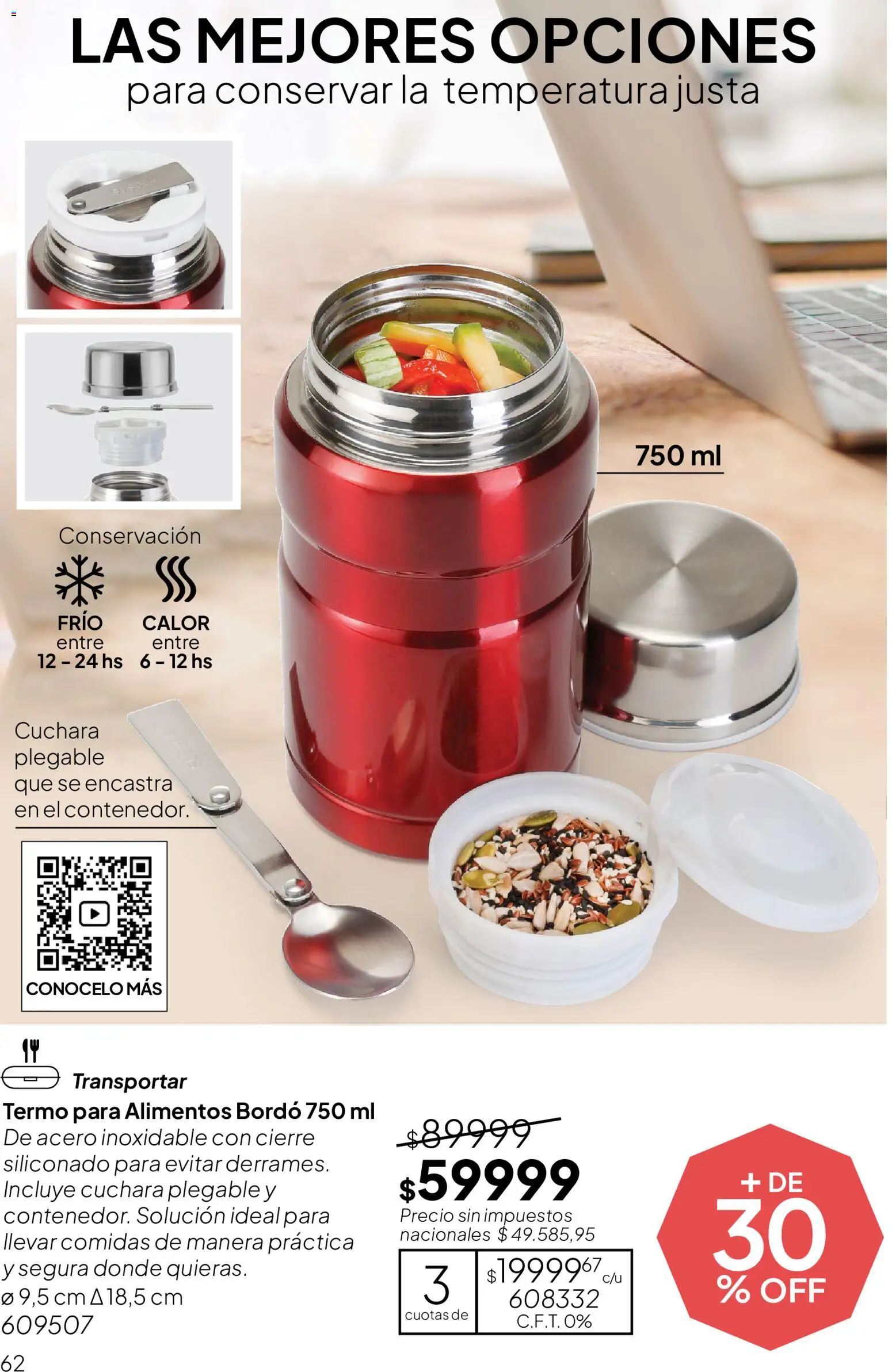 Tupperware Folleto │ válido desde el 01/09/2026 | Página: 63 | Productos: Cuchara, Termo, Alimentos