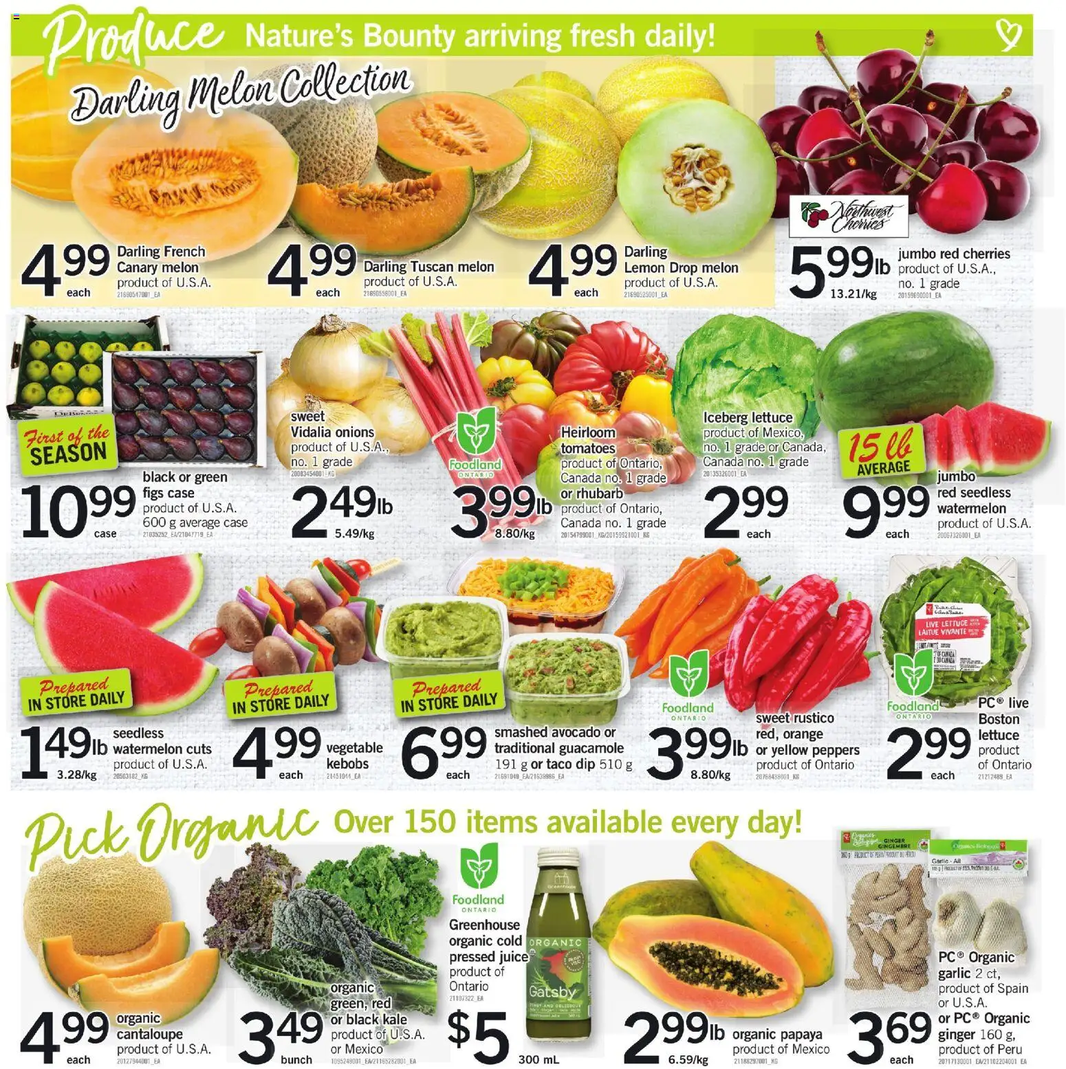 Loblaws flyer valid from 11.06.2026 | Page: 2 | Products: Case, Juice, Tomatoes