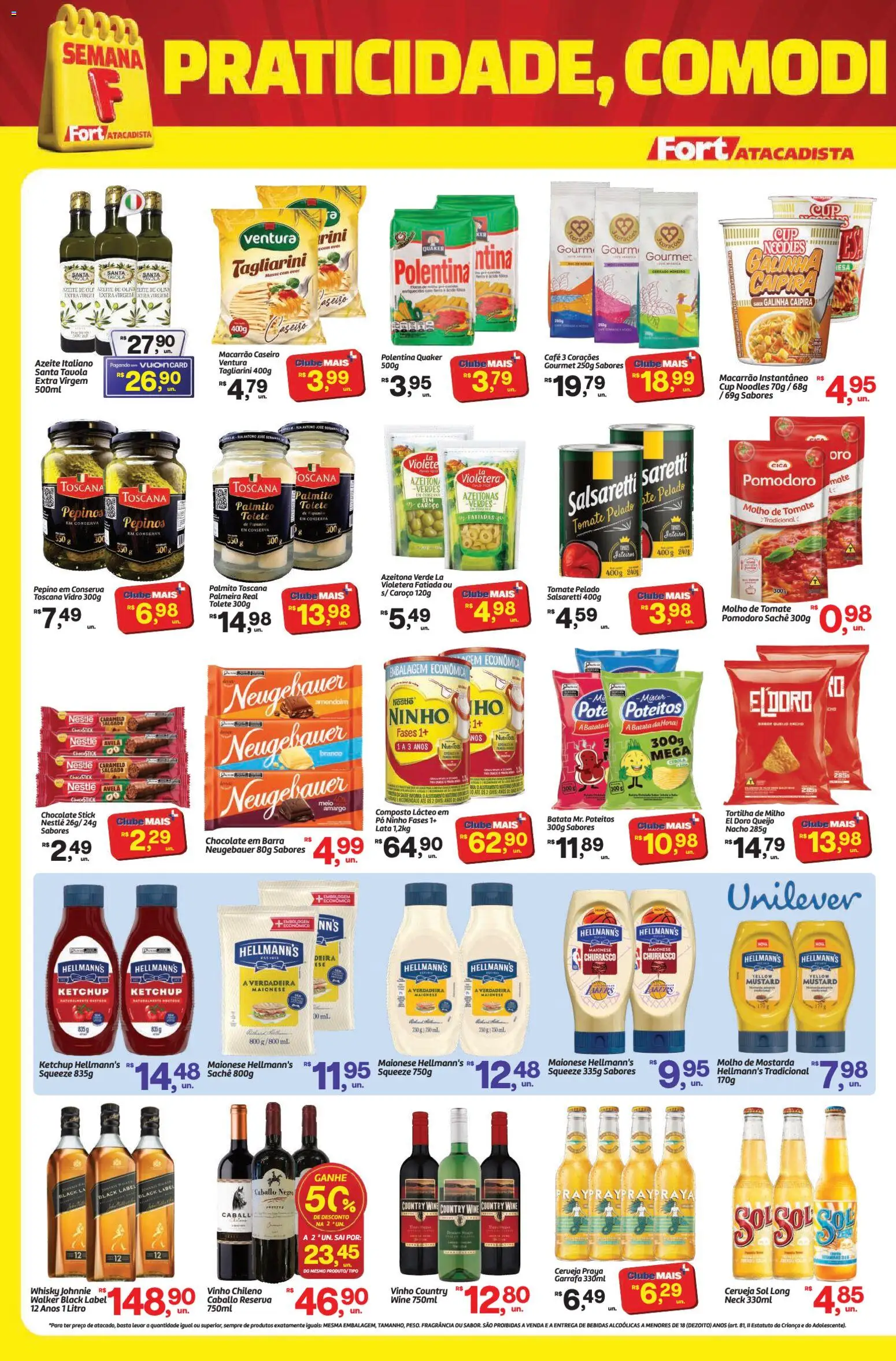 Fort Atacadista Folheto - válido de 01/09/2026 | Página: 2 | Produtos: Azeitonas, Fragrância, Whisky, Azeite