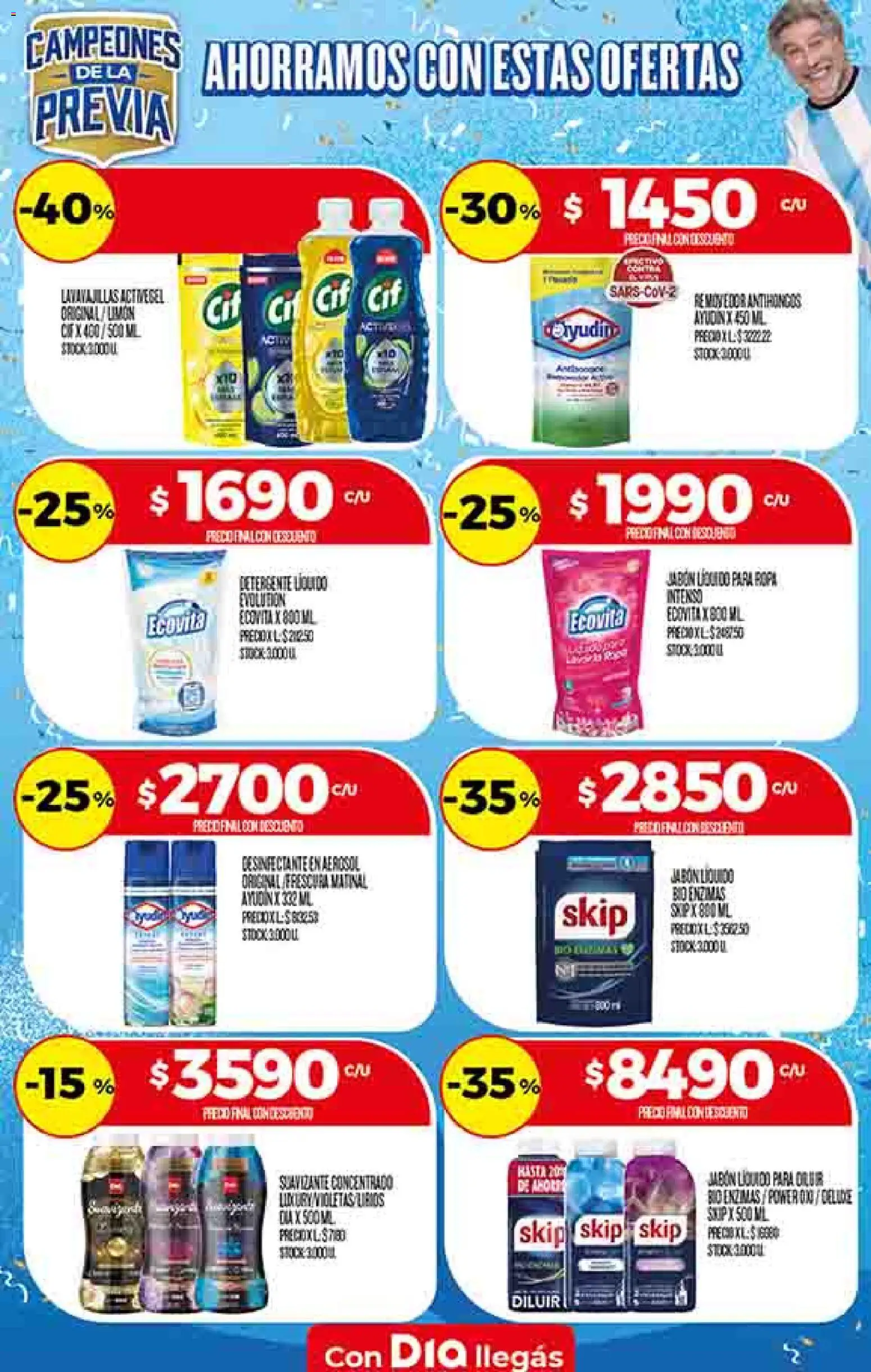 Dia - Ofertas - Salta y Jujuy │ válido desde el 20.05.2026 | Página: 39 | Productos: Lavavajillas, Detergente, Ropa, Suavizante