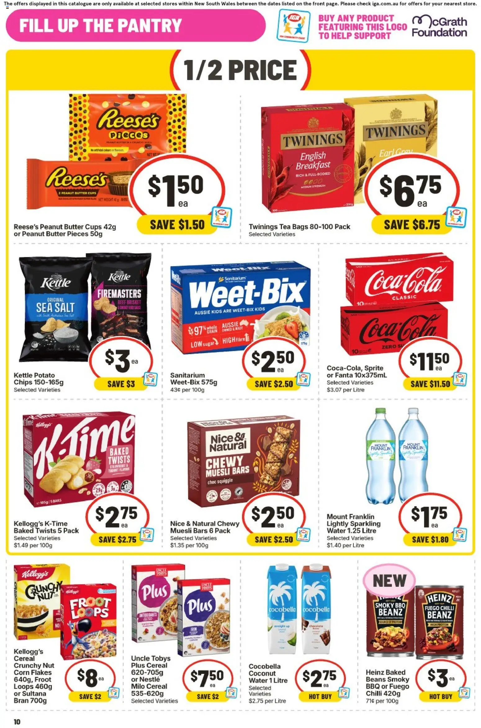 IGA catalogue - valid from 23/09/2026 | Page: 15 | Products: Butter, Protein, Water, Sprite
