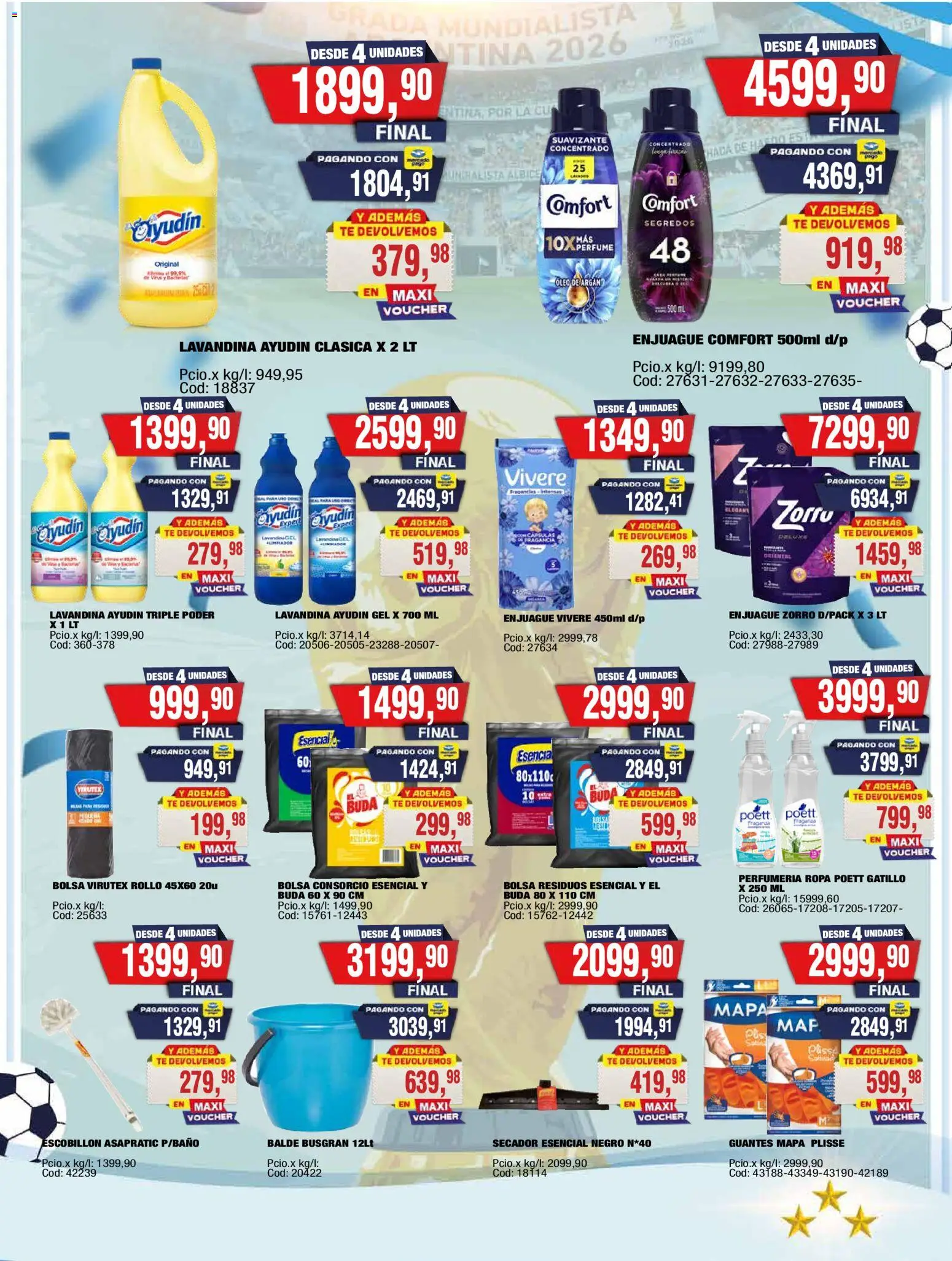Maxiconsumo ofertas │ válido desde el 29/06/2026 | Página: 26 | Productos: Bolsa, Perfume, Fragancia, Ropa