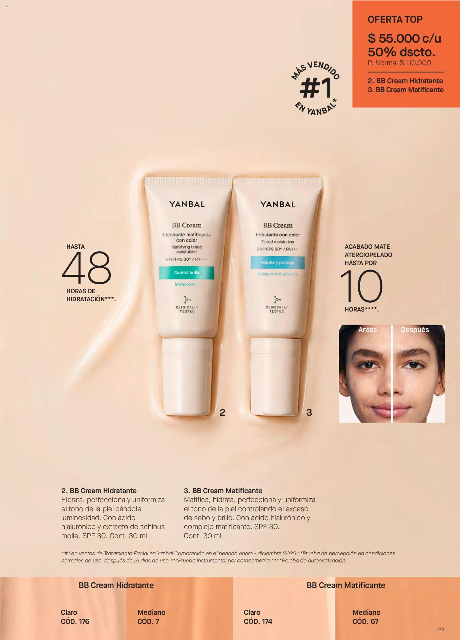 Yanbal revista - valida desde el 10/10/2026 | Página: 23 | Productos: Brillo, Top