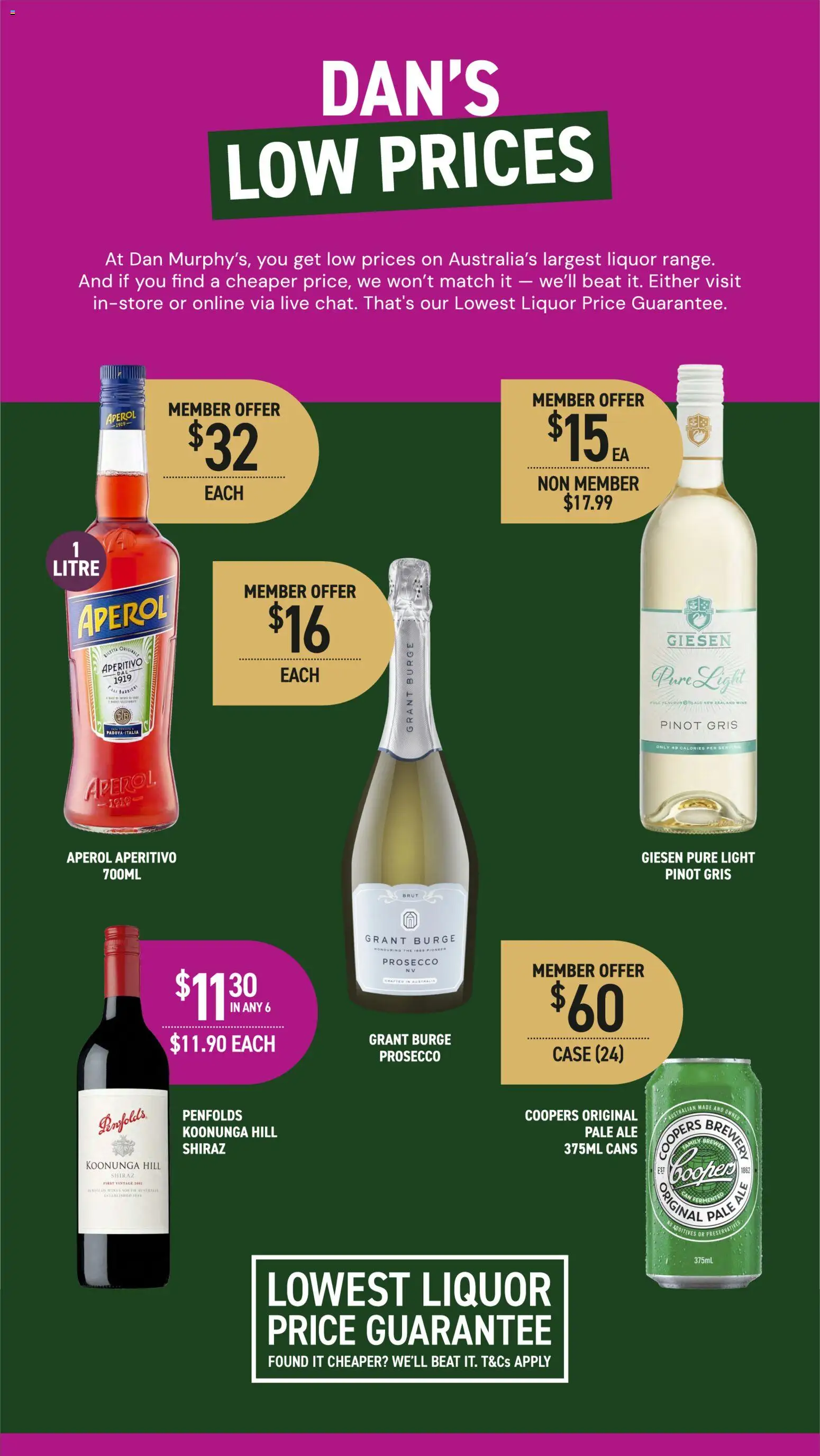 Dan Murphy's catalogue - valid from 10/09/2026 | Page: 2 | Products: Light, Wine, Aperol, Case