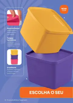 Tupperware catálogo Vitrine 07 - Pré-Visualização do folheto da loja Tupperware, válido de 01/07/2026 | Página: 4 | Produtos: Freezer