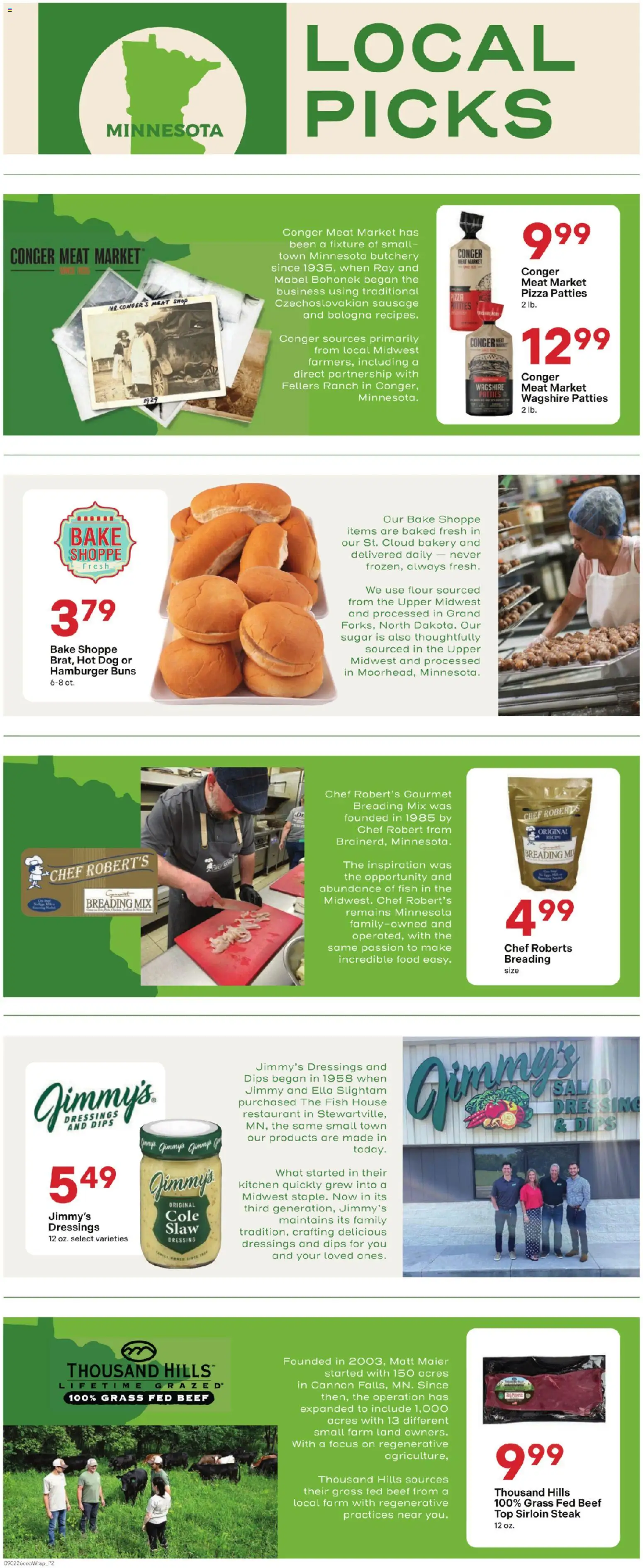 Coborn's Weekly Ad - valid from 09/02/2026 | Page: 3 | Products: Hamburger, Salad, Sugar, Steak