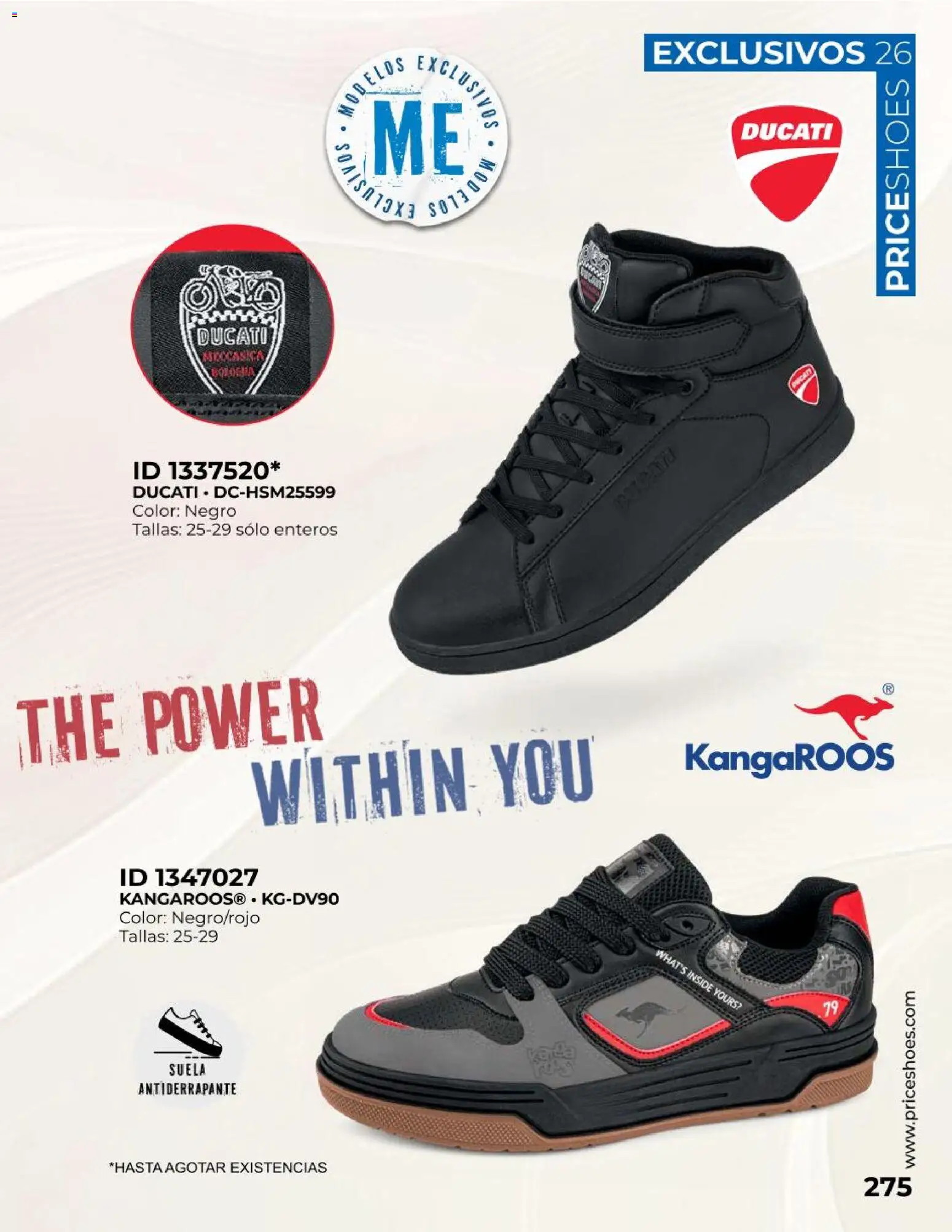 Nuevas ofertas de Price Shoes válidas en toda la República Mexicana desde el 01/10/2026. ¡Encuentra las mejores ofertas en Price Shoes catálogo Exclusivos! | Página: 275