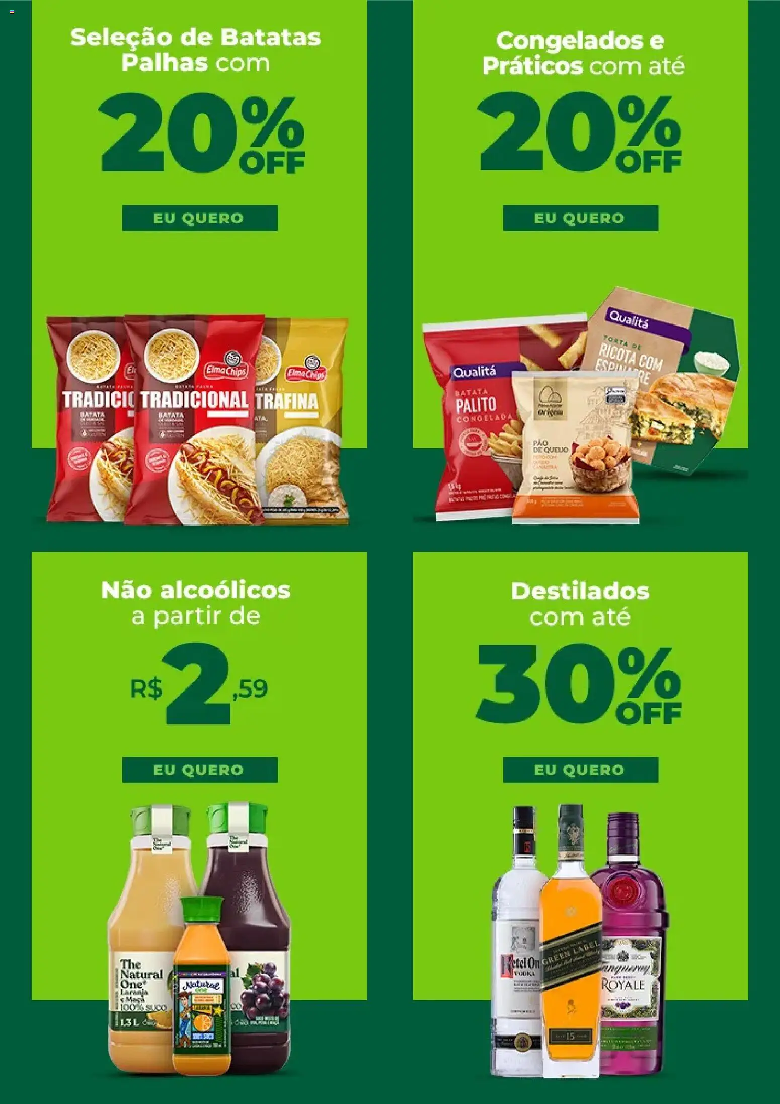 Pão de Açúcar Folheto - válido de 11.05.2026 | Página: 2 | Produtos: Elma Chips, Suco, Ricota, Batata
