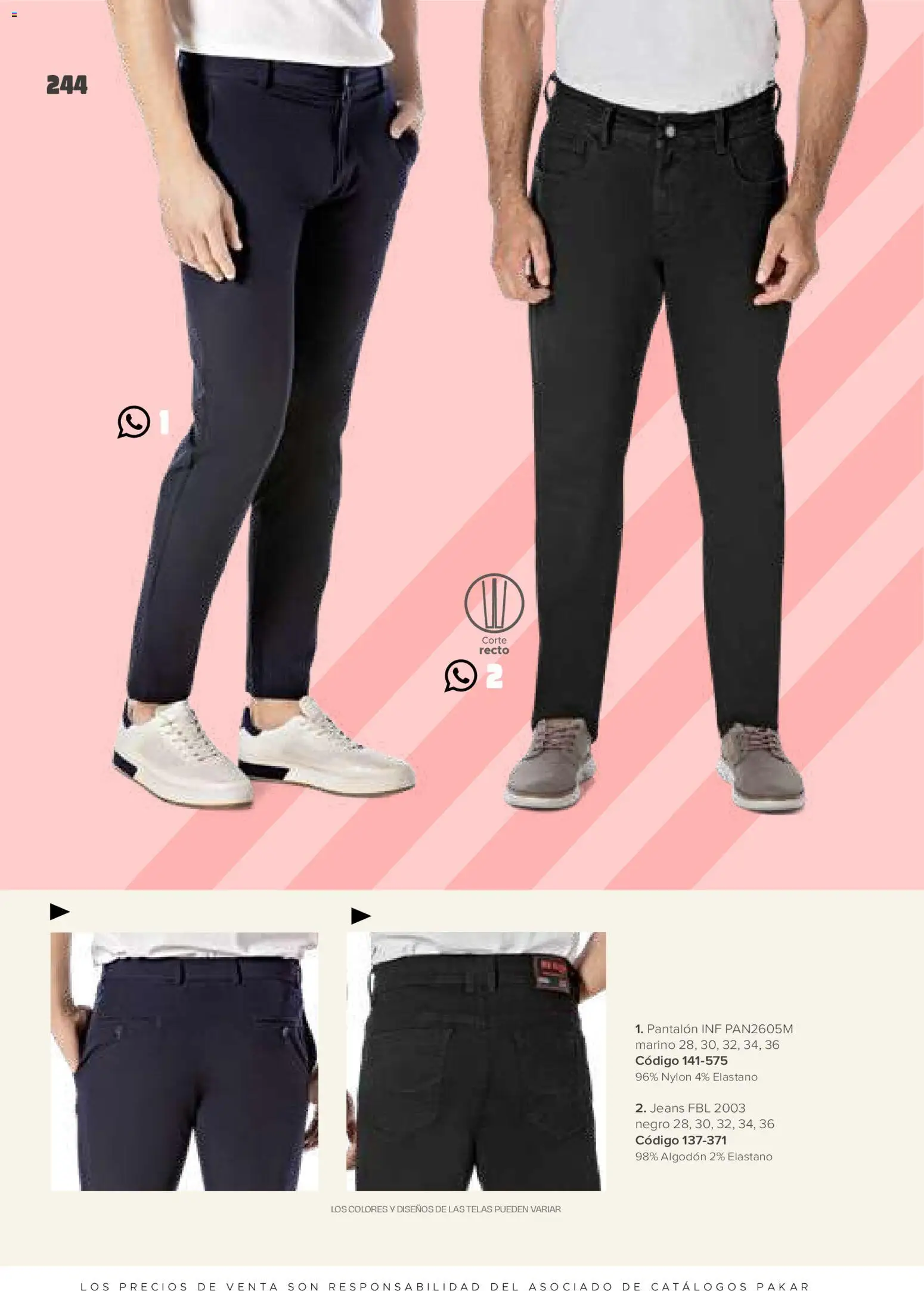 Nuevas ofertas de SC Pakar válidas en toda la República Mexicana desde el 30.01.2026. ¡Encuentra las mejores ofertas en SC Pakar catálogo Ropa! | Página: 244 | Productos: Algodón