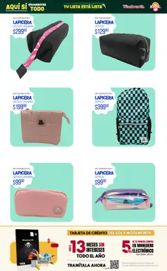 Vista previa de Del Sol y Woolworth catálogo Back To School, nuevo folleto de la tienda, válido en México a partir del 25/06/2026 | Página: 57 | Productos: Monedero