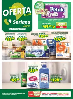 Vista previa de Soriana En México Oferta se dice Soriana Súper Nacional, nuevo folleto de la tienda, válido en México a partir del 18/09/2026