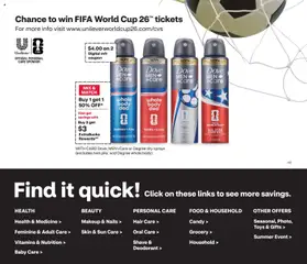 Preview of CVS Pharmacy weekly ads valid from 24.05.2026 | Page: 6 | Products: Deodorant, Antiperspirant