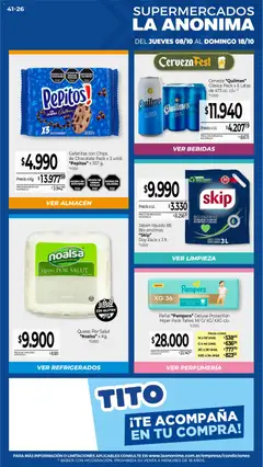 Vista previa La Anonima catálogo válido desde el 08/10/2026