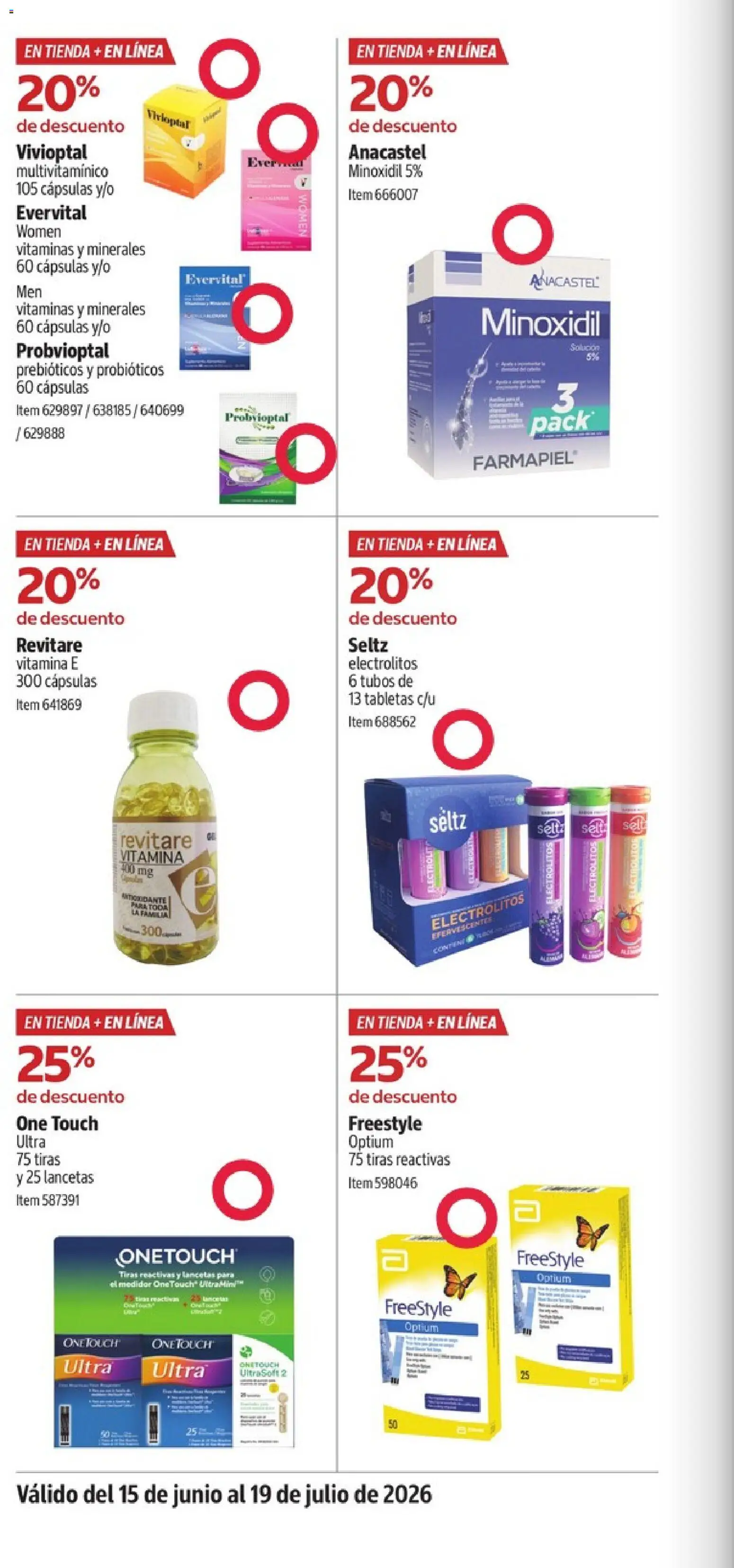 Nuevas ofertas de Costco válidas en toda la República Mexicana desde el 15/06/2026. ¡Encuentra las mejores ofertas en Costco catálogo Descuentos exclusivos! | Página: 36 | Productos: Multivitamínico, Vitaminas, Probióticos, Cápsulas