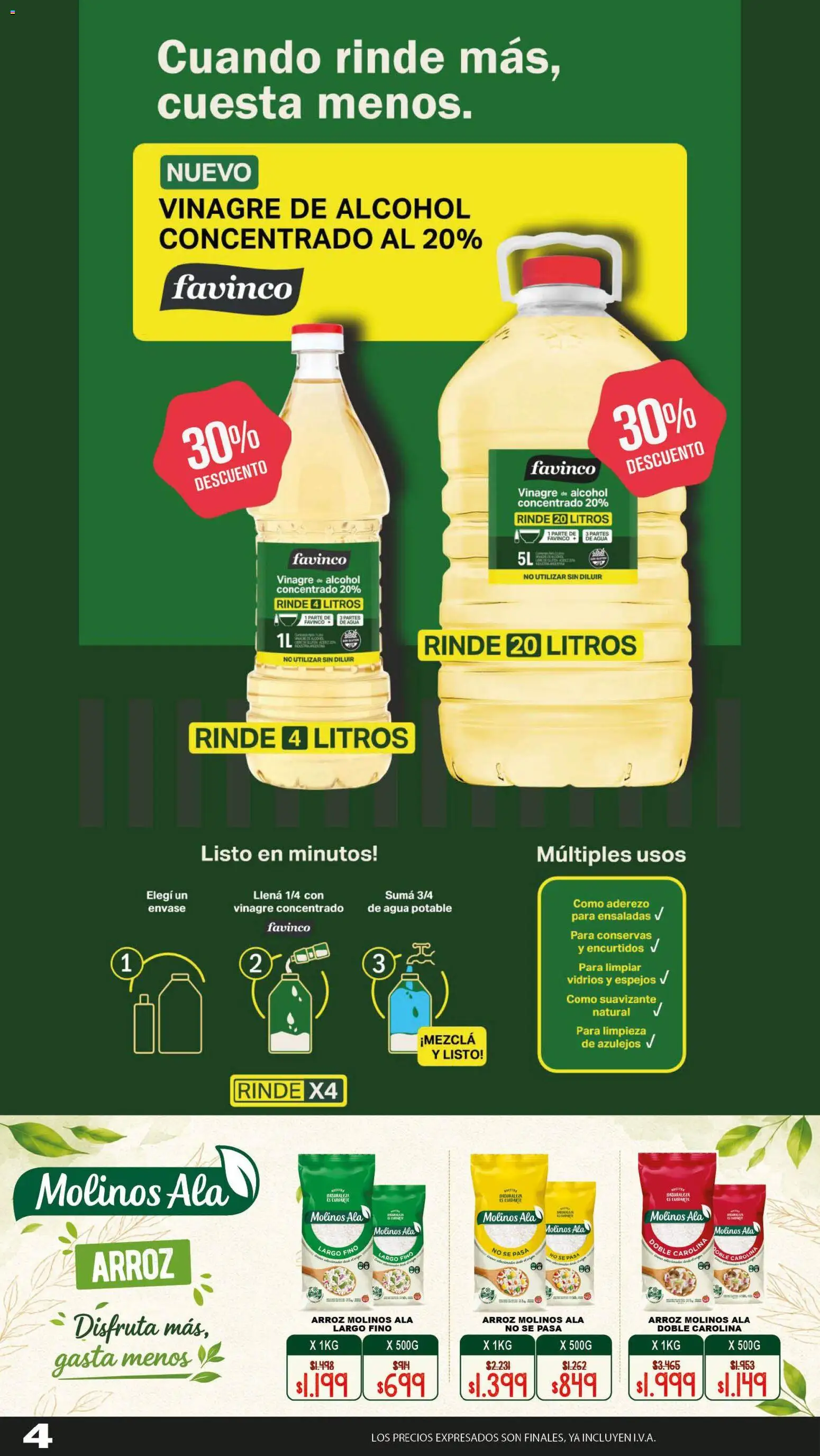 Makro ofertas │ válido desde el 13/08/2026 | Página: 4 | Productos: Aderezo, Conservas, Agua, Suavizante