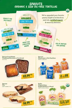 Preview of Sprouts weekly ads valid from 29.04.2026 | Page: 31 | Products: Staple, Oil, Bread, Avocado