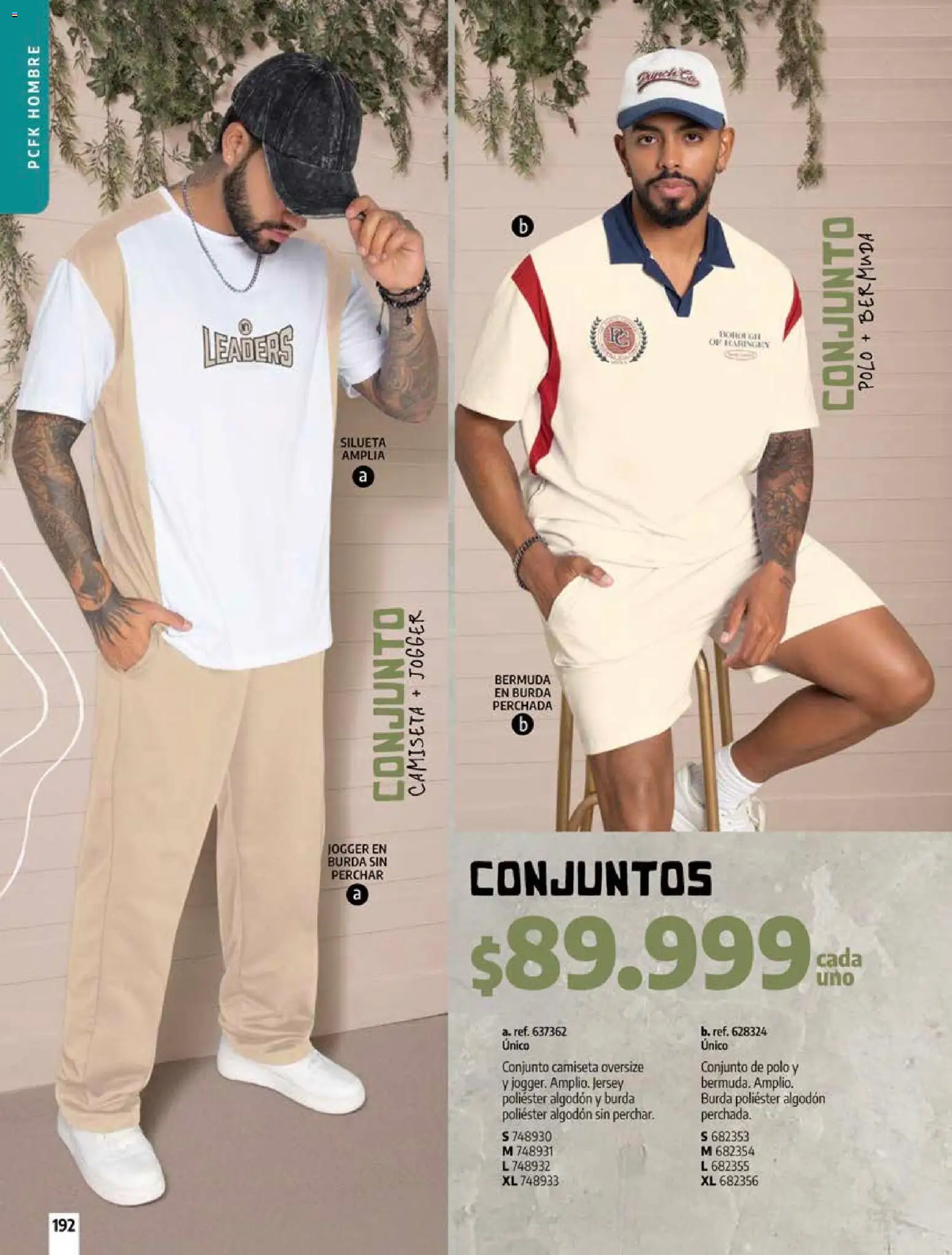 Pacifika revista - valida desde el 18/10/2026 | Página: 192 | Productos: Algodón, Bermuda, Camiseta, Conjunto