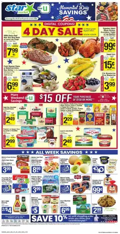 Preview of Star Market weekly ads valid from 22.05.2026