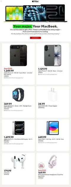 Preview of Staples weekly flyer / circulaire from shop Staples valid from Sep 11, 2026 | Page: 12