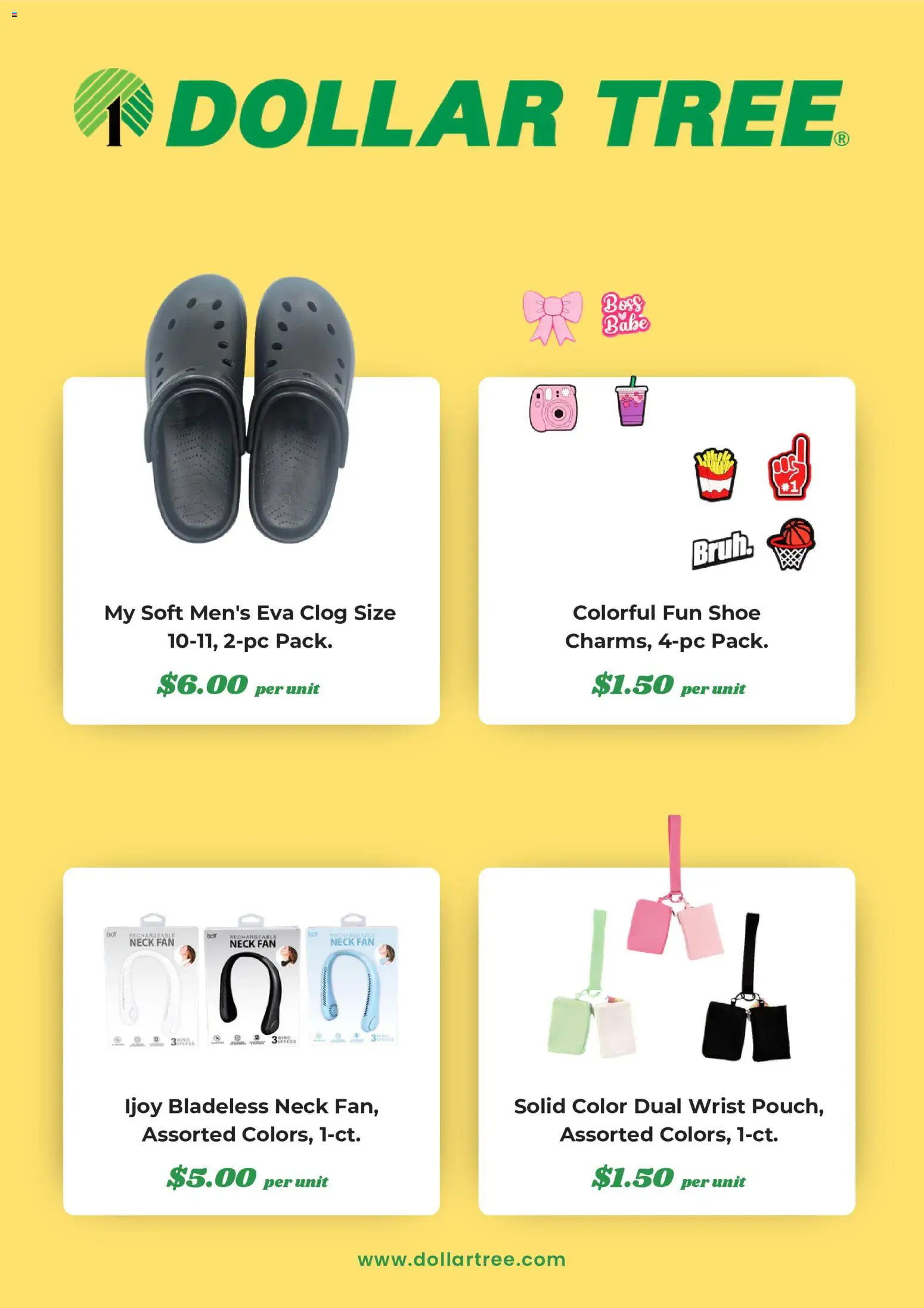 Dollar Tree Weekly Ad - valid from 07/01/2026 | Page: 4 | Products: Fan