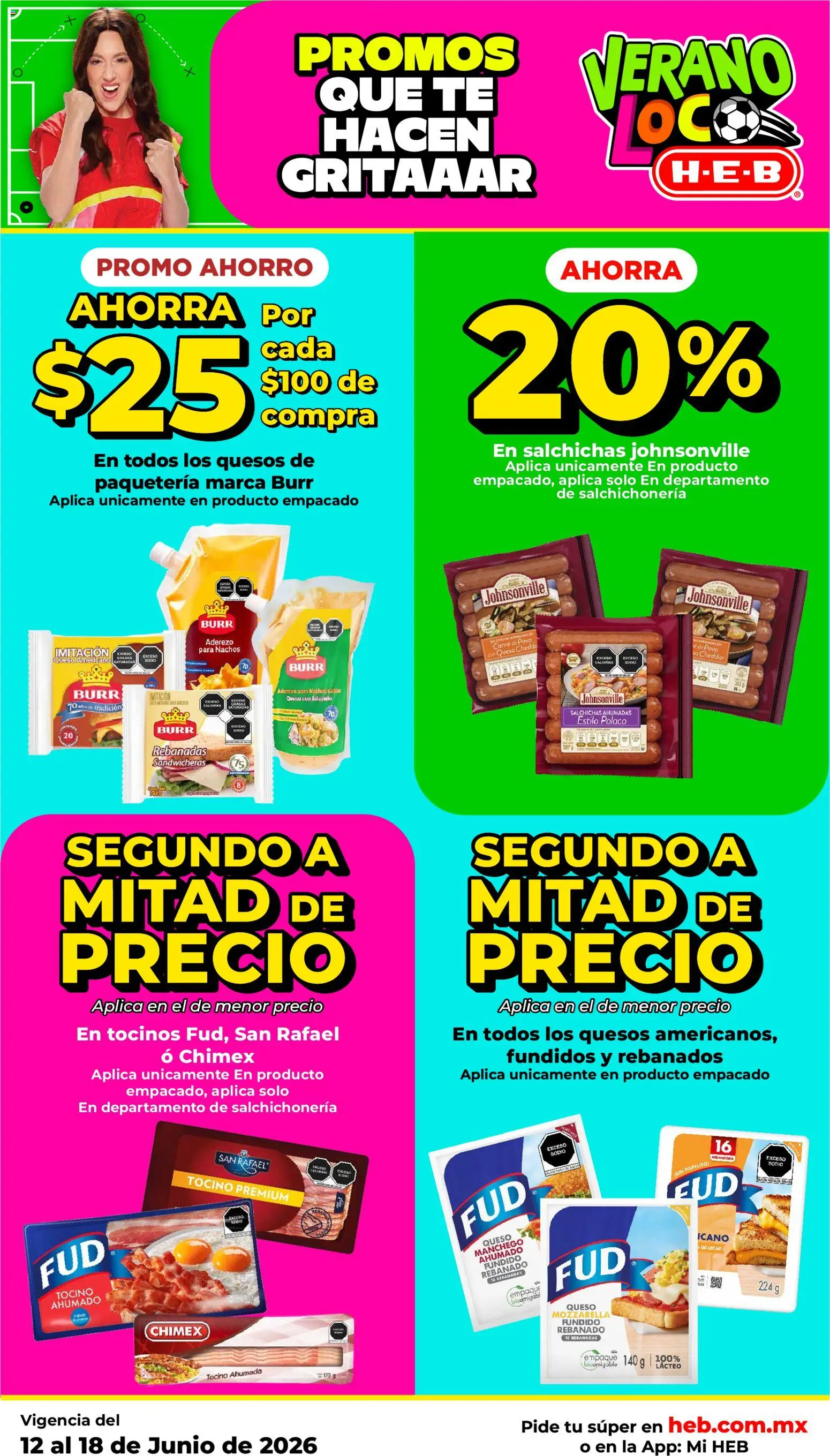 Nuevas ofertas de H-E-B válidas en toda la República Mexicana desde el 12.06.2026. ¡Encuentra las mejores ofertas en H-E-B folleto! | Página: 14 | Productos: Aderezo, Leche, Queso, Té