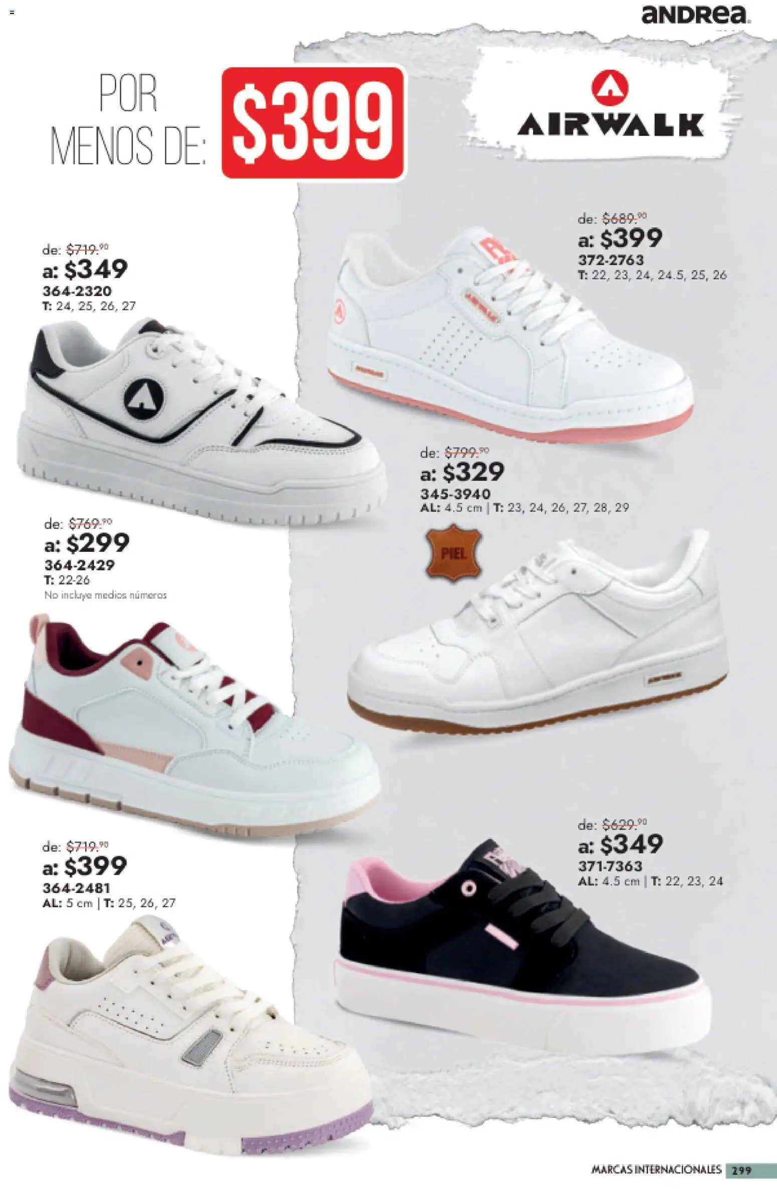 Nuevas ofertas de Andrea válidas en toda la República Mexicana desde el 26/07/2026. ¡Encuentra las mejores ofertas en Andrea catálogo Outlet! | Página: 299