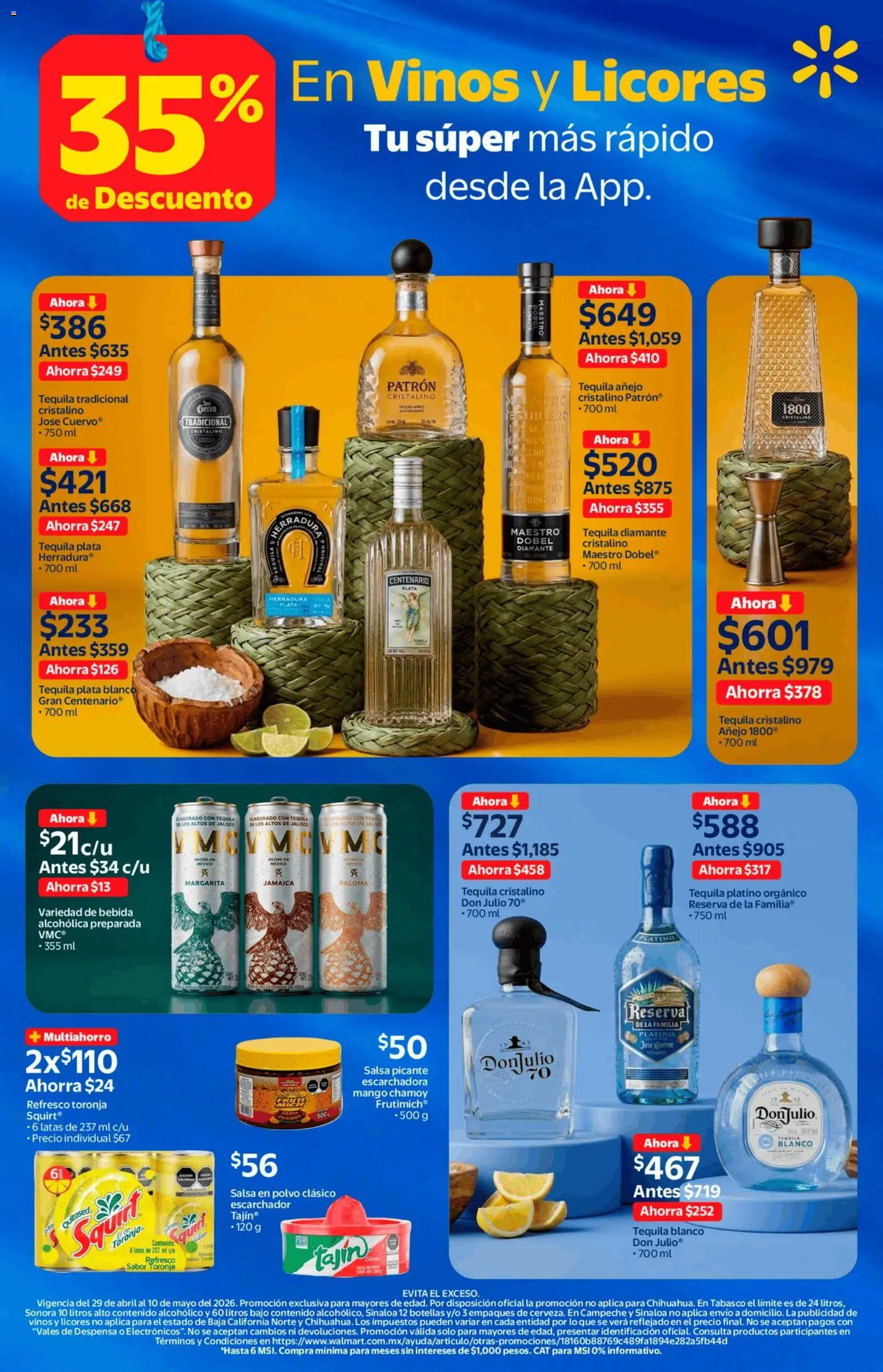 Nuevas ofertas de Walmart Express válidas en toda la República Mexicana desde el 29.04.2026. ¡Encuentra las mejores ofertas en Walmart Express folleto! | Página: 7