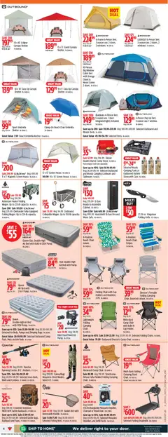 Preview of Canadian Tire weekly flyer from shop Canadian Tire valid from Jul 2, 2026 | Page: 6 | Products: Backpack, Stove, Bed, Basket