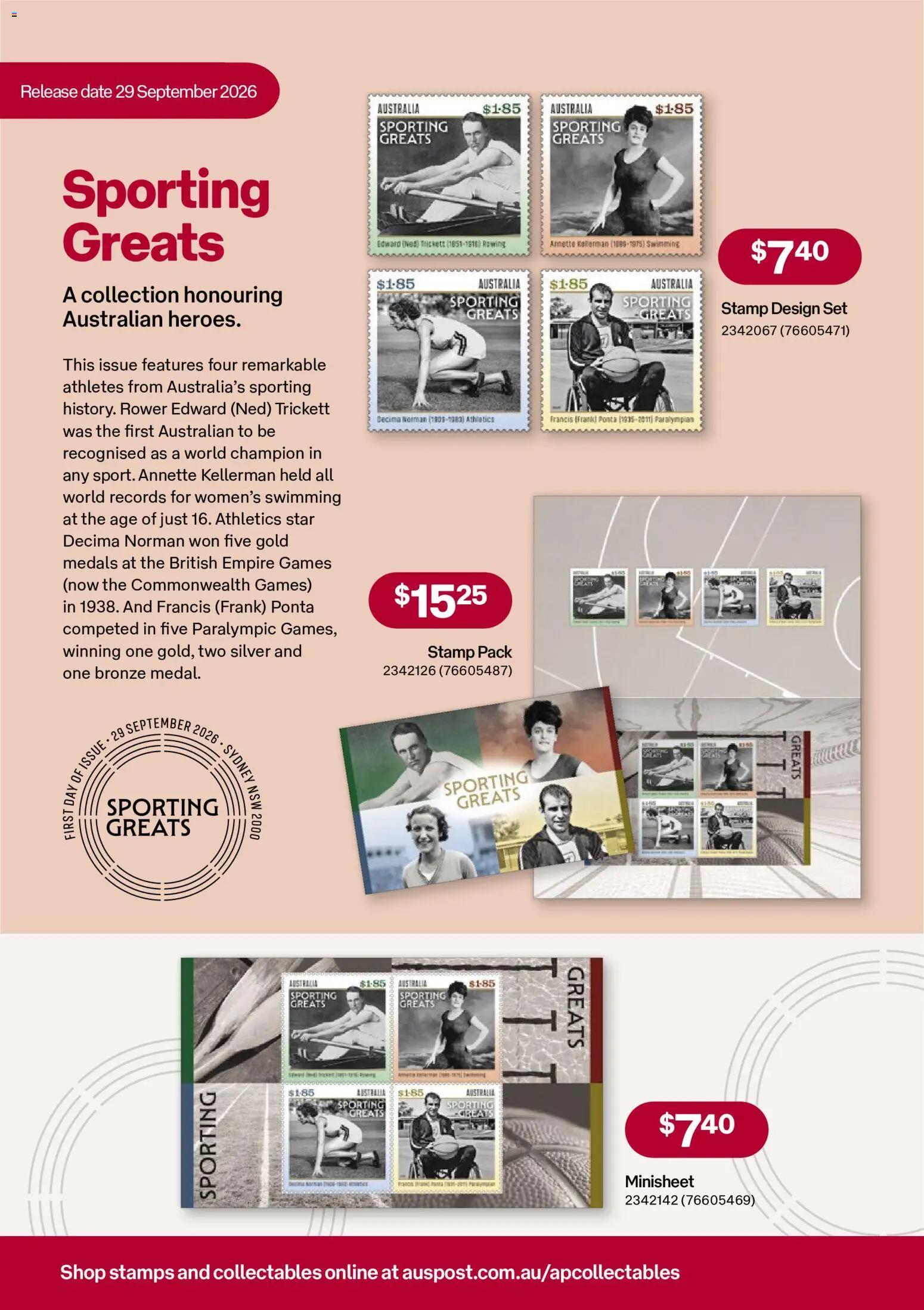 Australia Post catalogue - valid from 01/09/2026 | Page: 8 | Products: Date