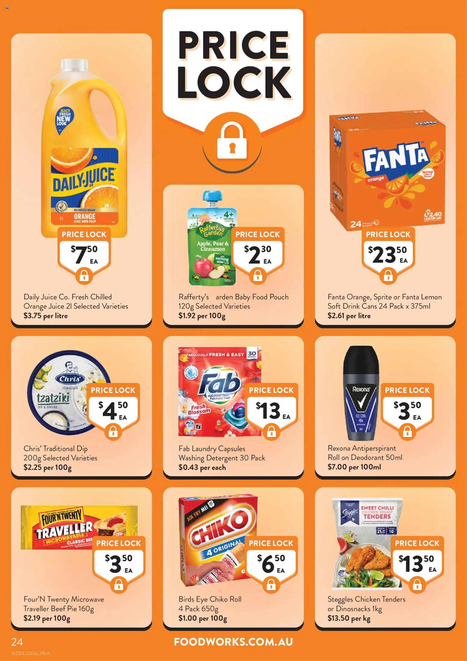 Foodworks catalogue - valid from 03.06.2026 | Page: 24 | Products: Juice, Baby food, Pear, Microwave