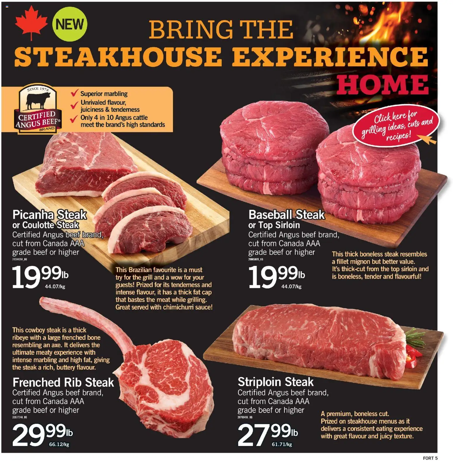 Fortinos flyer valid from 04.06.2026 | Page: 6 | Products: Beef, Cap, Grill