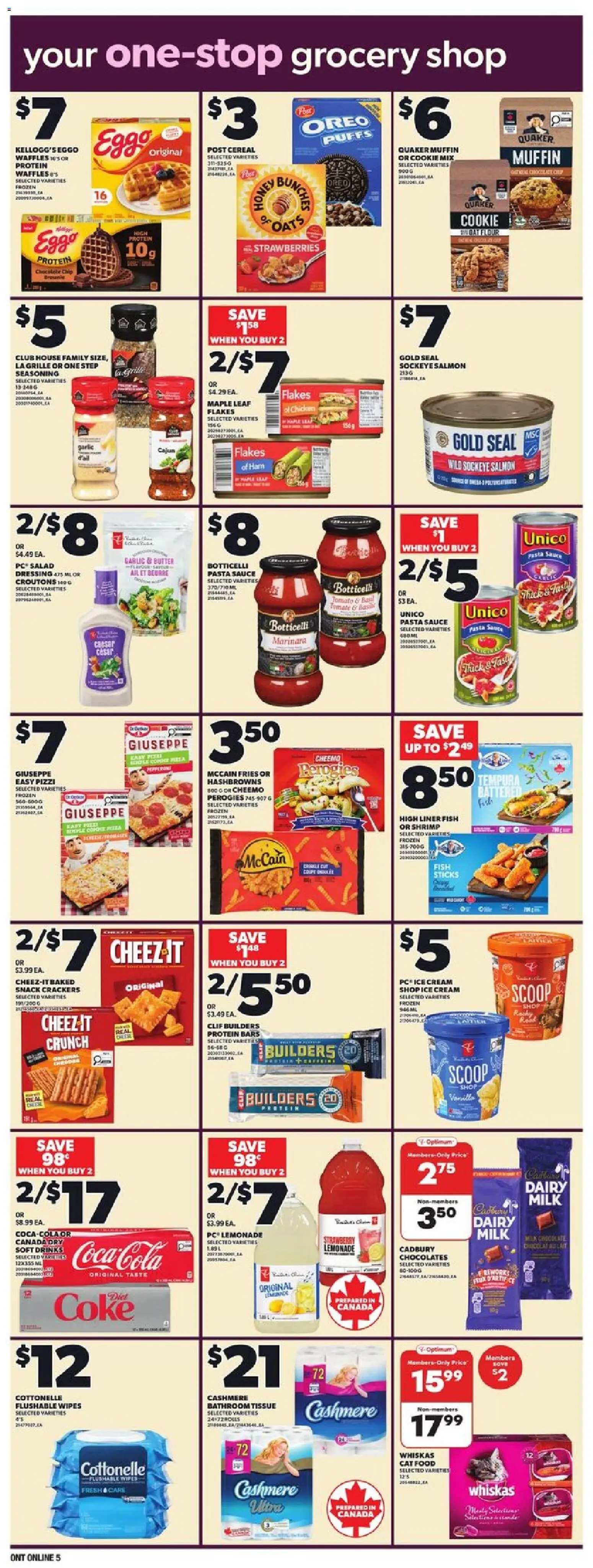 Zehrs flyer valid from May 7, 2026 | Page: 12 | Products: Drinks, Food, Chocolate, Ice