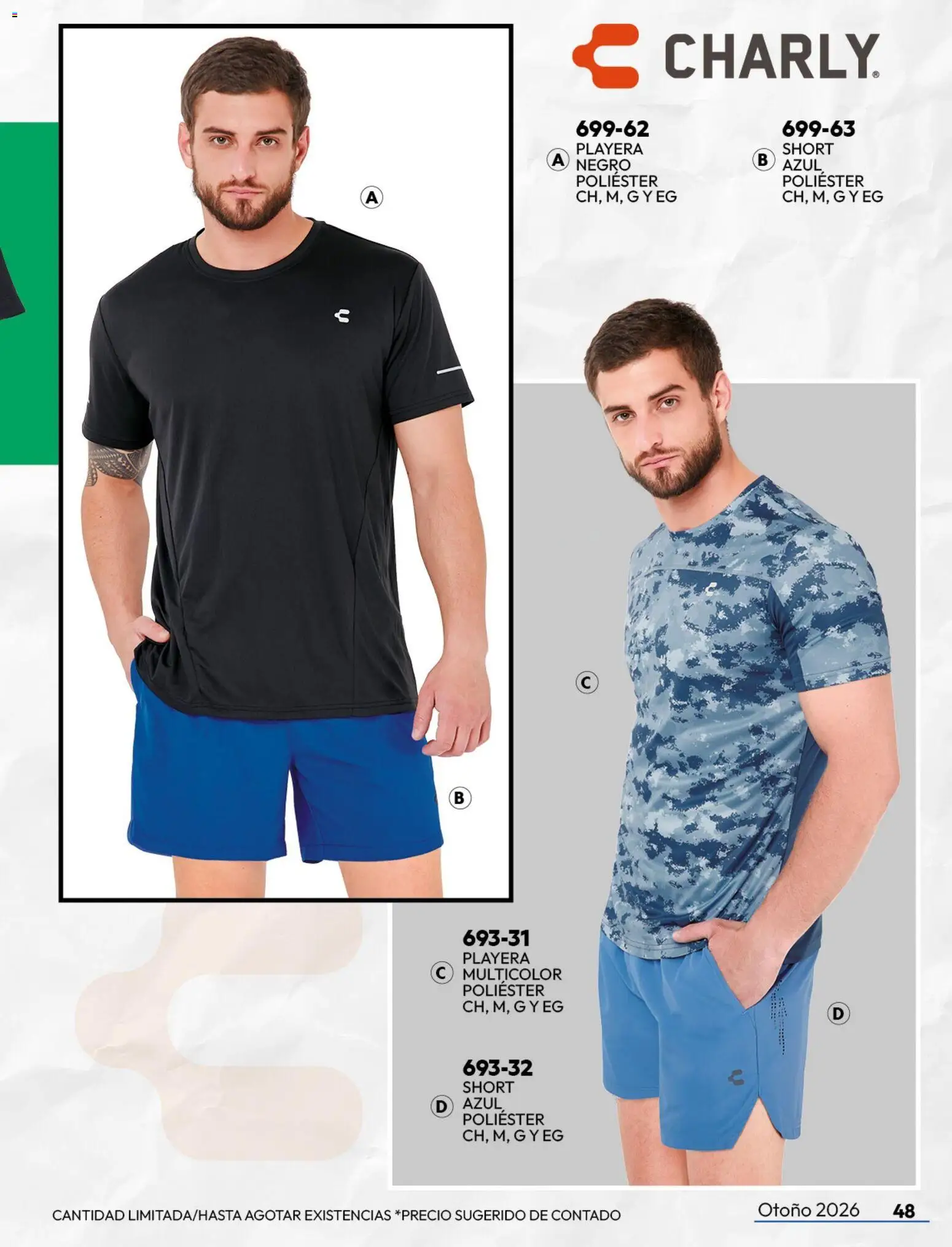 Nuevas ofertas de Cklass válidas en toda la República Mexicana desde el 08/07/2026. ¡Encuentra las mejores ofertas en Cklass catálogo Sportbrands caballero! | Página: 55 | Productos: Playera, Short