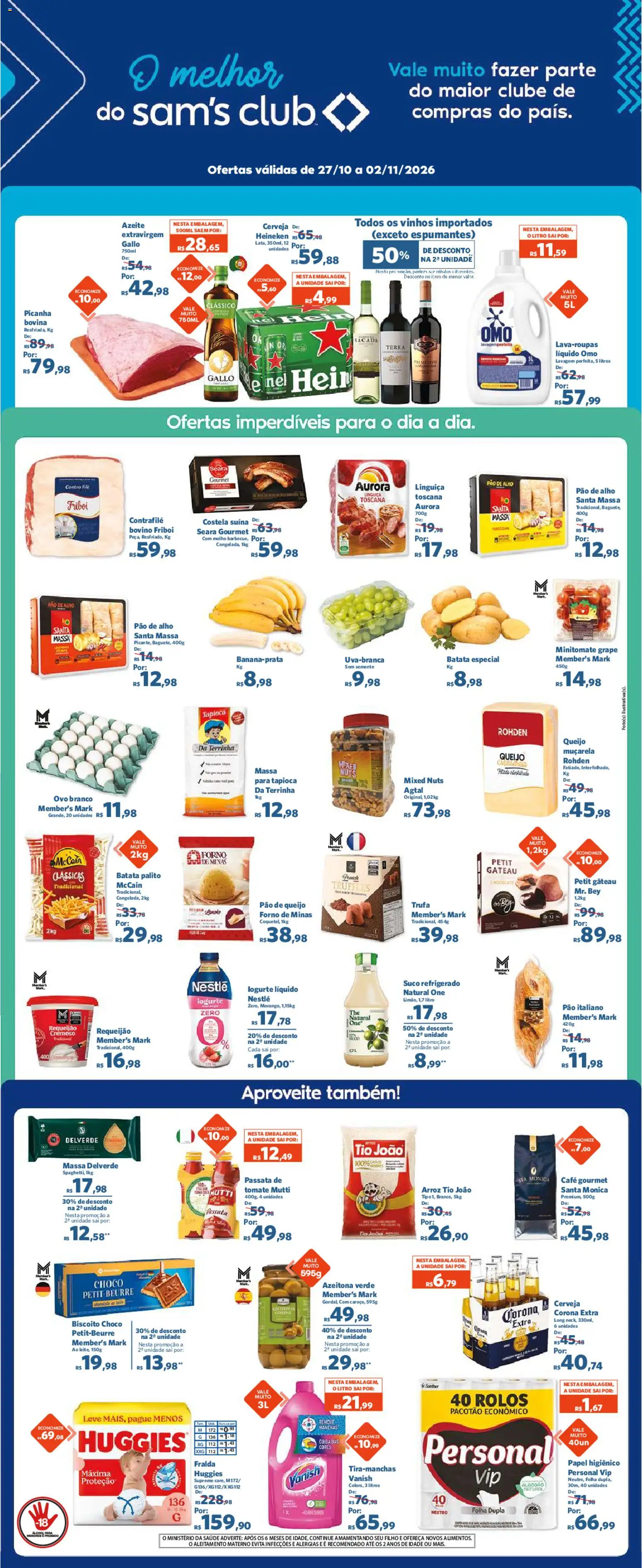 Sam's Club Folheto - válido de 27/10/2026 | Página: 1