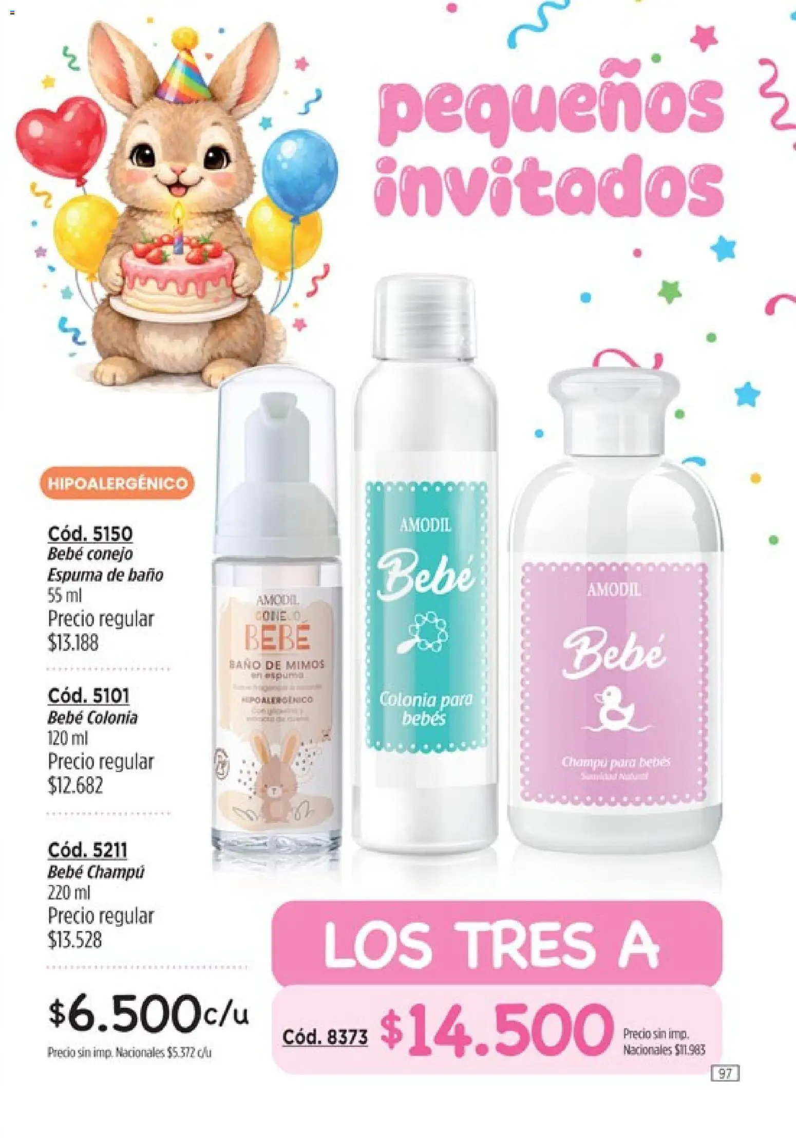Amodil - Campaña 10 │ válido desde el 01.06.2026 | Página: 97 | Productos: Baño, Champú, Espuma de baño, Espuma