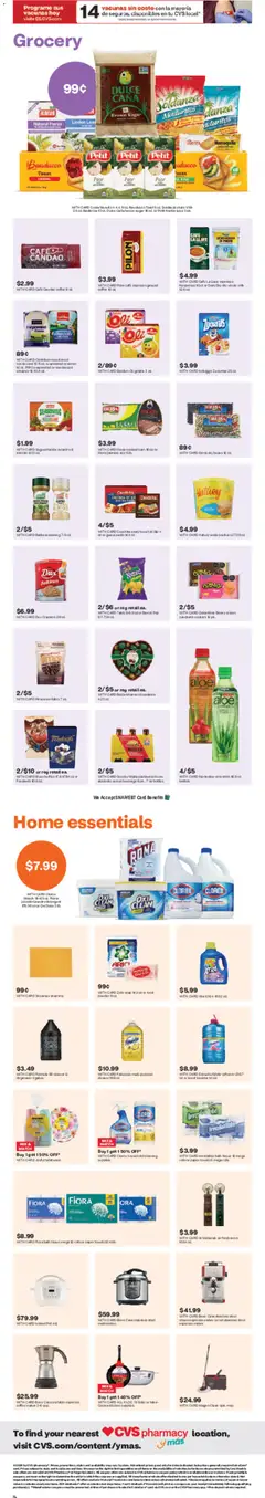 Preview of CVS Pharmacy weekly ads valid from 10.05.2026 | Page: 2 | Products: Table, Soap, Sugar, Coffee maker
