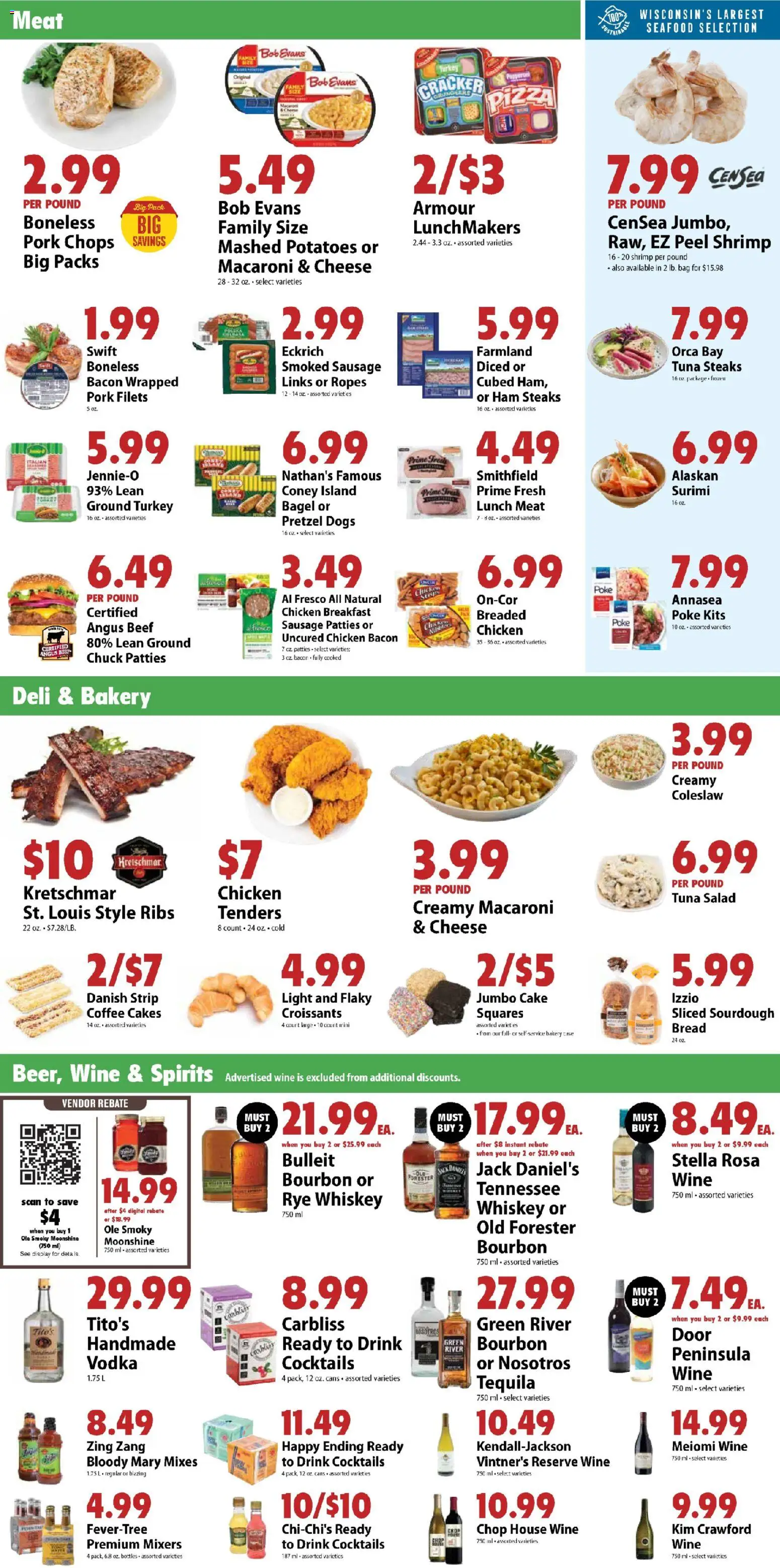 Festival Foods Weekly Ad - valid from 15.04.2026 | Page: 3 | Products: Coffee, Pizza, Salad, Bag