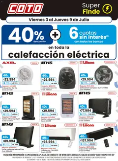 Vista previa Coto ofertas válido desde el 03/07/2026
