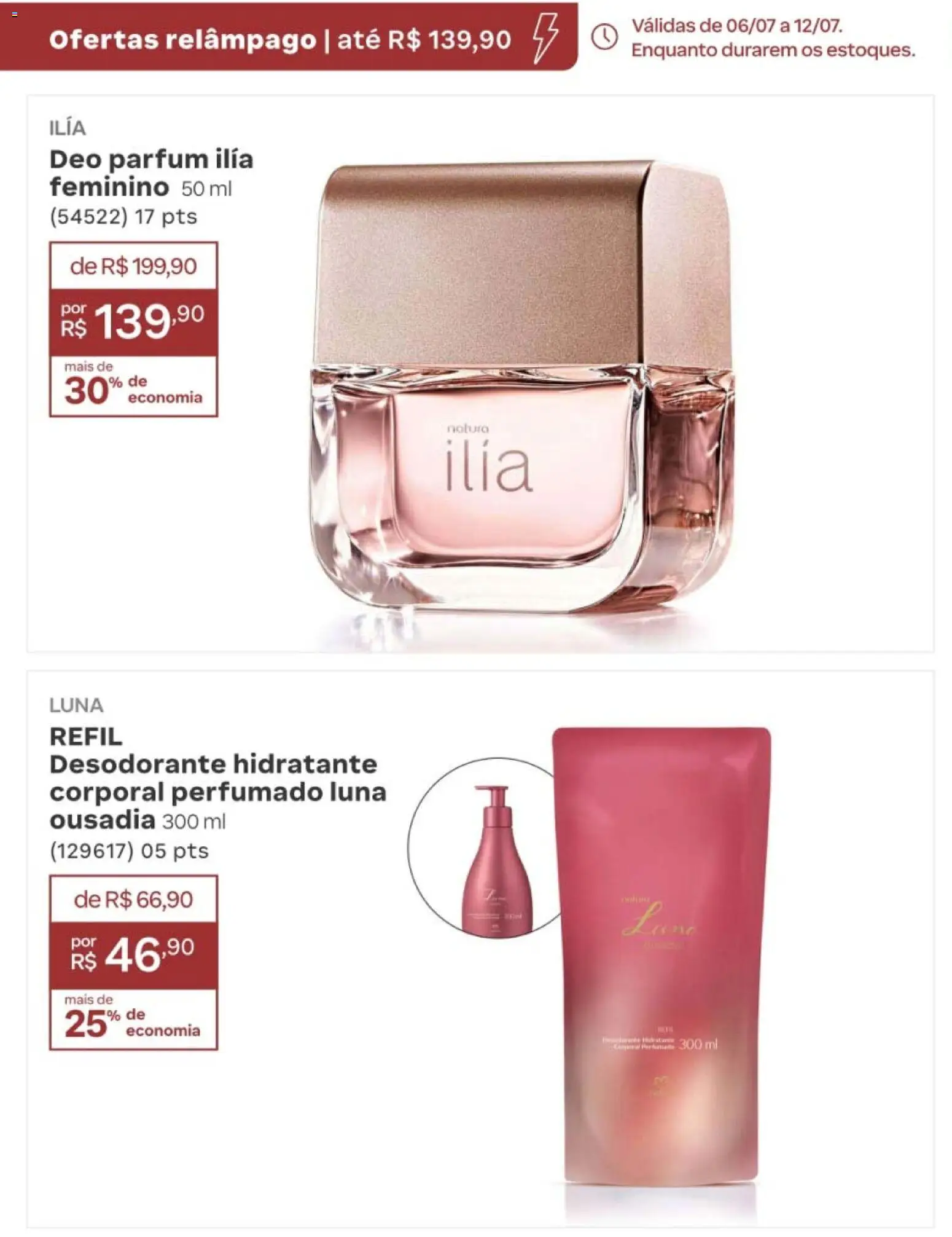 Natura Folheto - válido de 19/07/2026 | Página: 180 | Produtos: Hidratante corporal, Desodorante