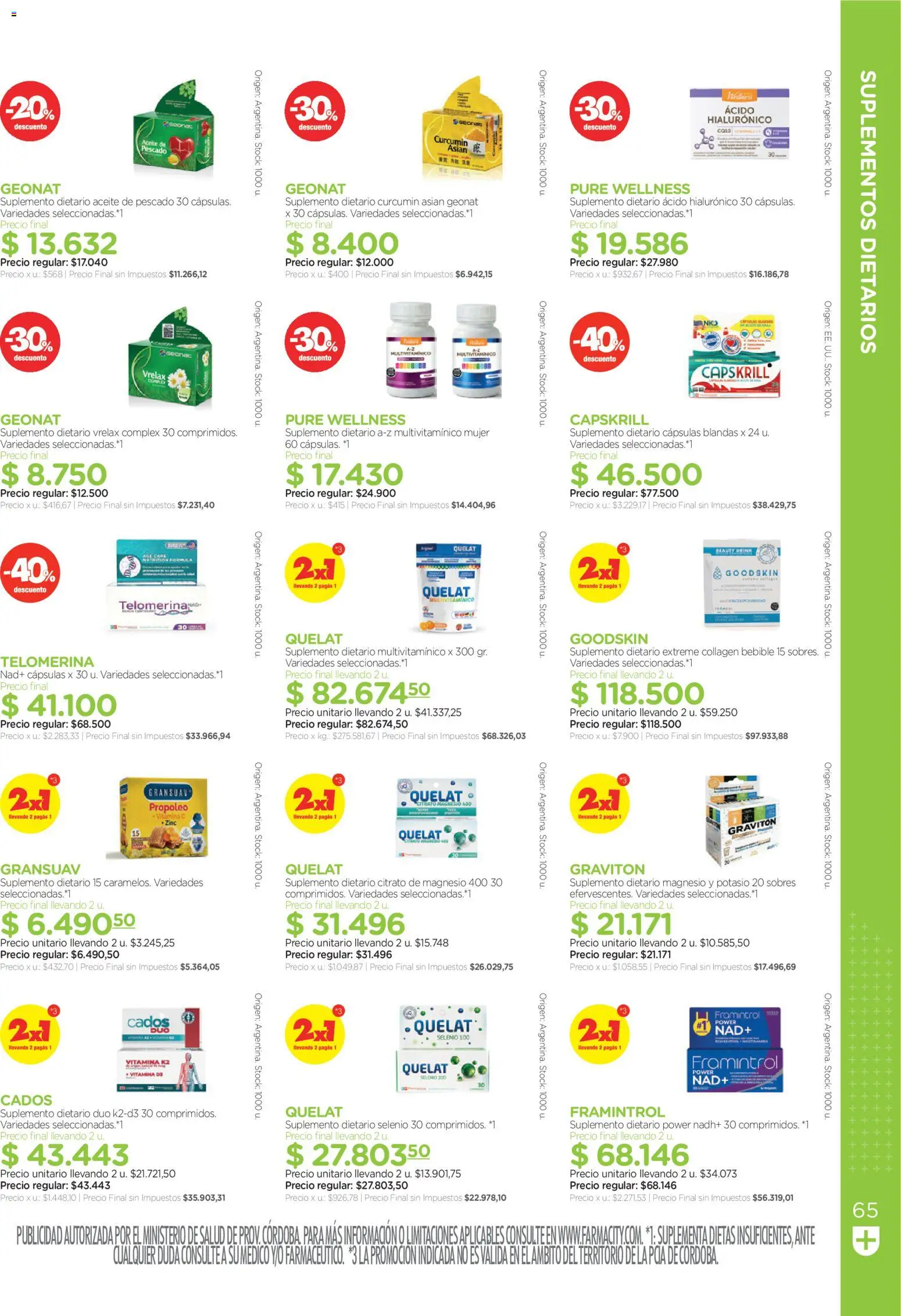 Farmacity catálogo │ válido desde el 01/10/2026 | Página: 65