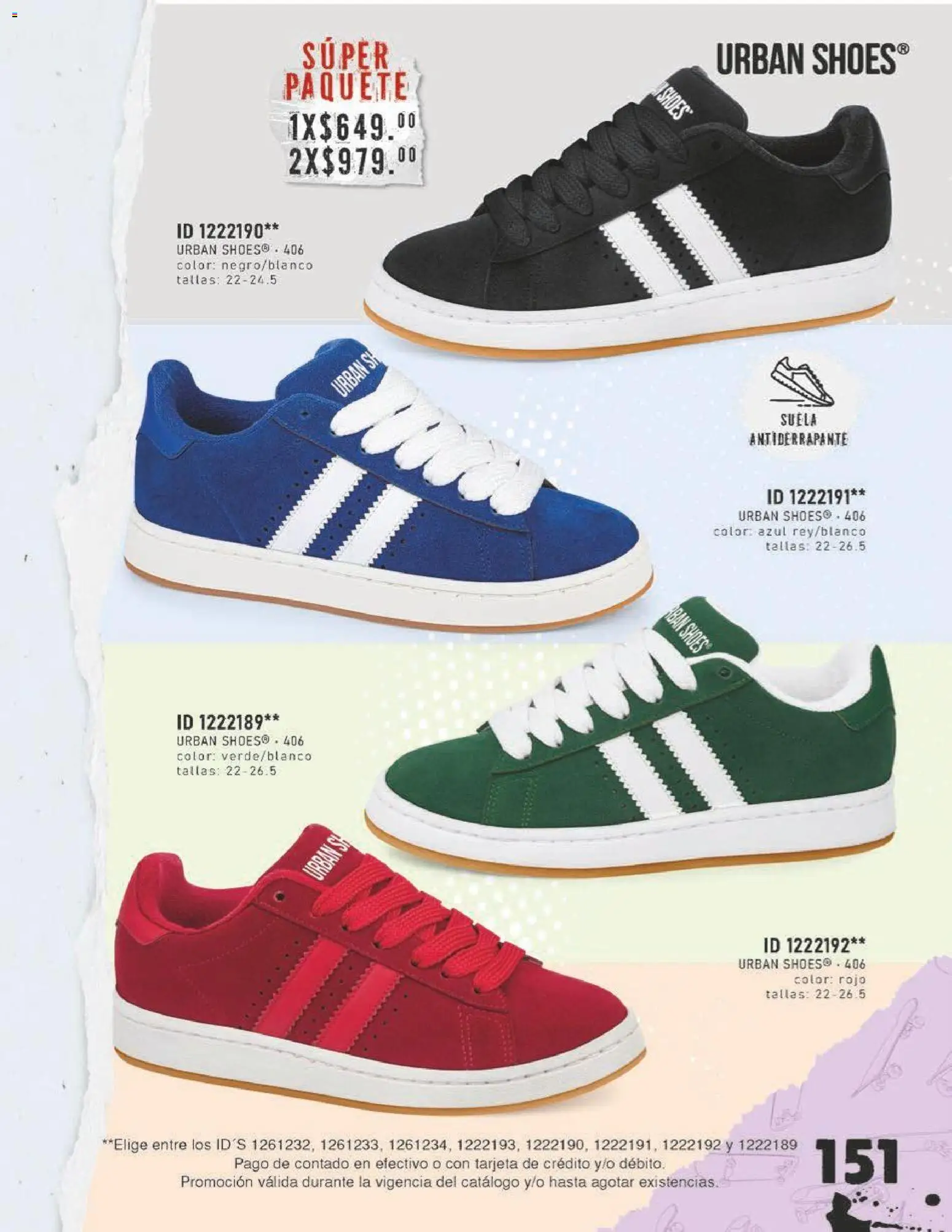 Nuevas ofertas de Price Shoes válidas en toda la República Mexicana desde el 31/07/2026. ¡Encuentra las mejores ofertas en Price Shoes catálogo Urbano! | Página: 151