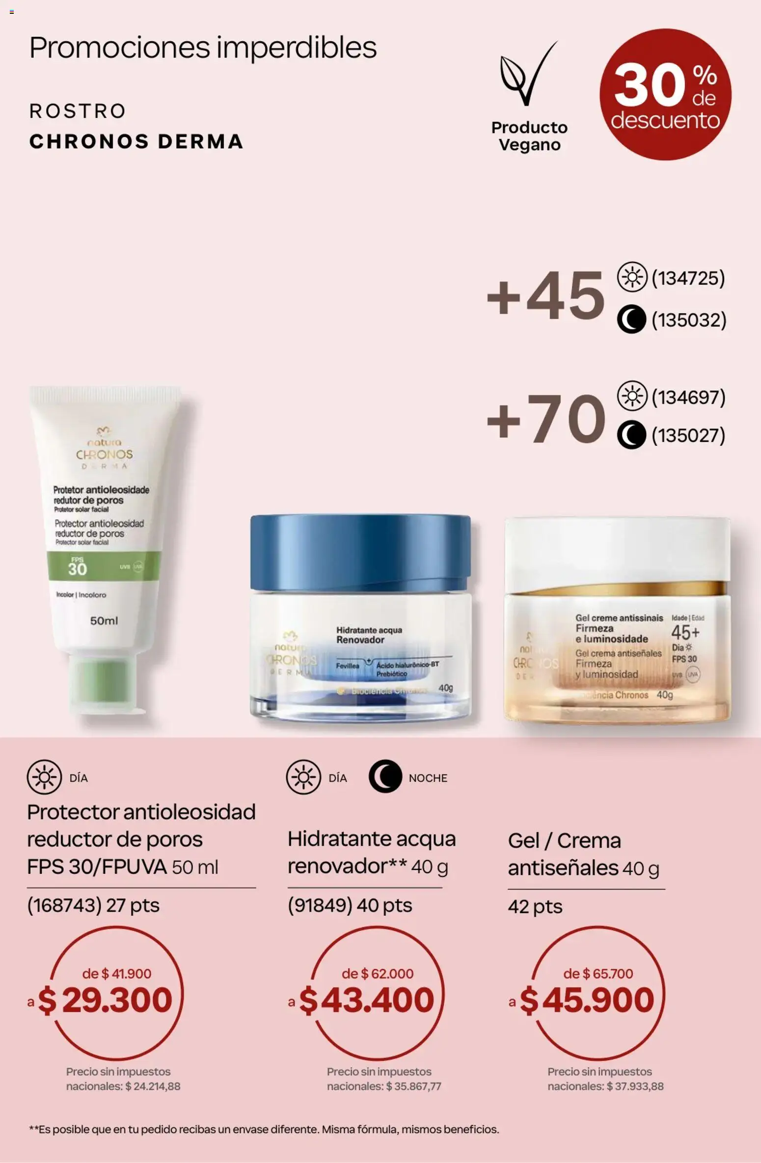 Catálogo Natura Ciclo 10 │ válido desde el 30/06/2026 | Página: 39 | Productos: Protector solar, Crema